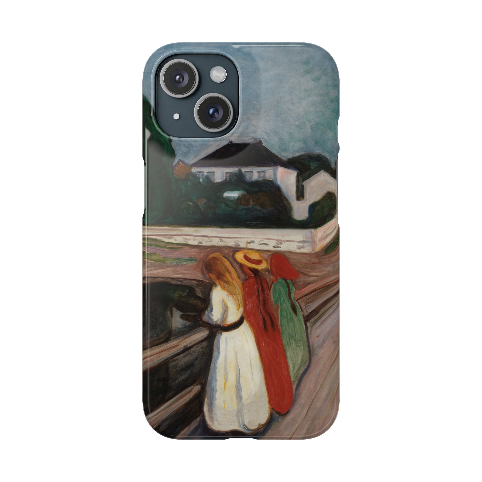 The Girls on the Bridge by Edvard Munch - iPhone Slim Case