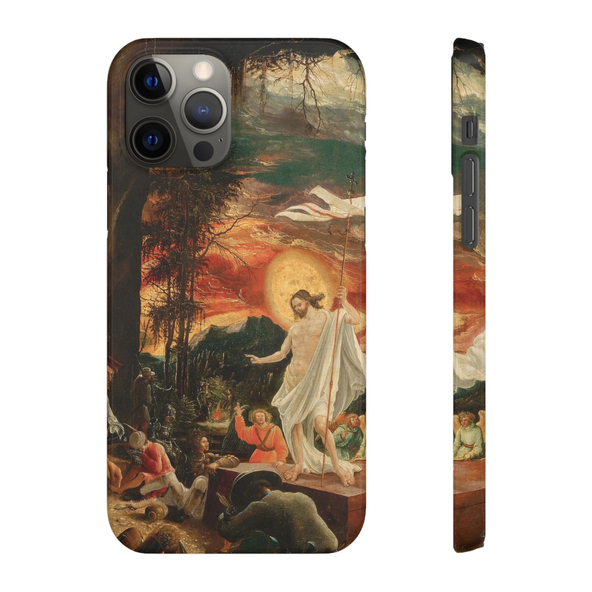 Resurrection of Christ by Albrecht Altdorfer - iPhone Slim Case