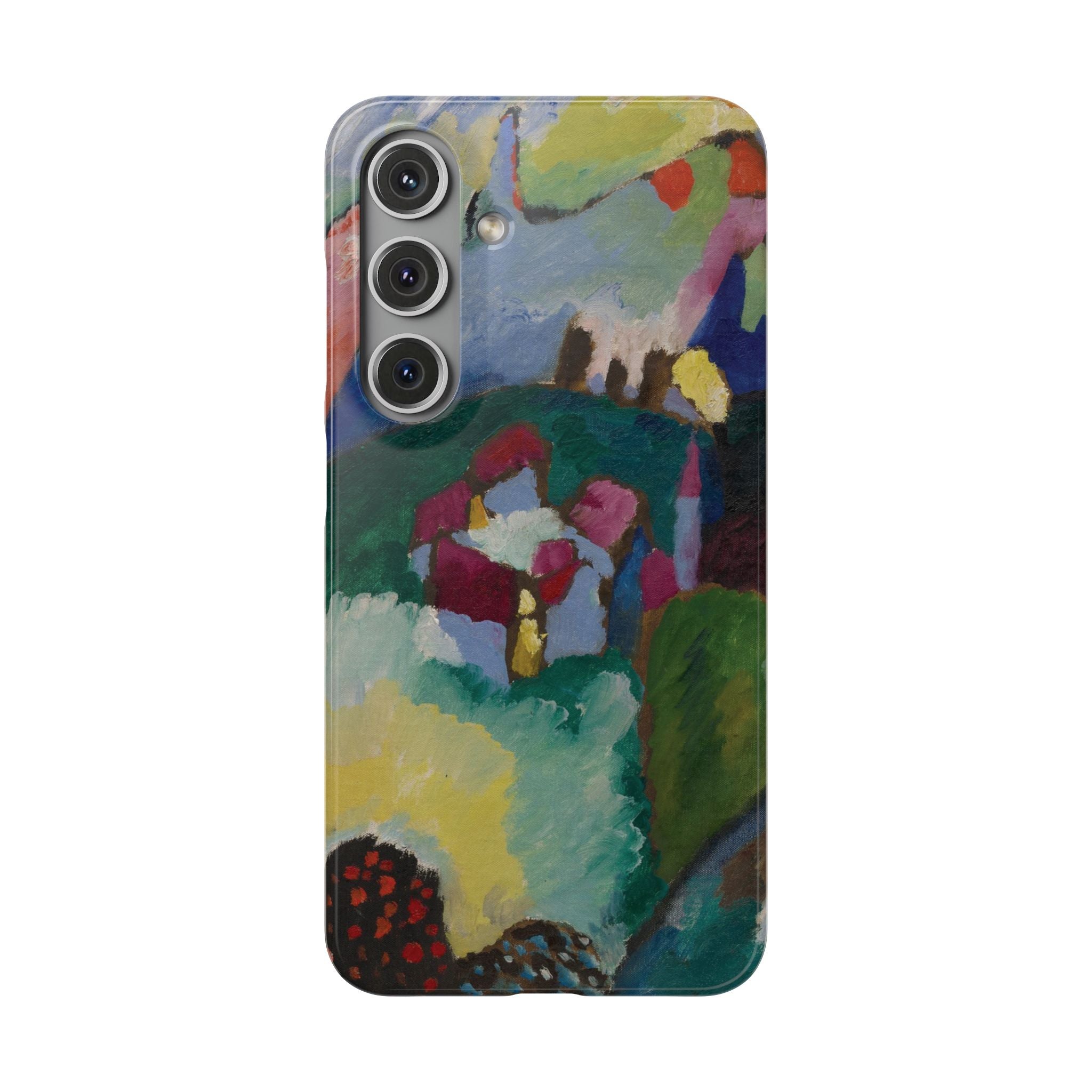 Landscape with Factory Chimney by Vasily Kandinsky - Samsung Slim Case