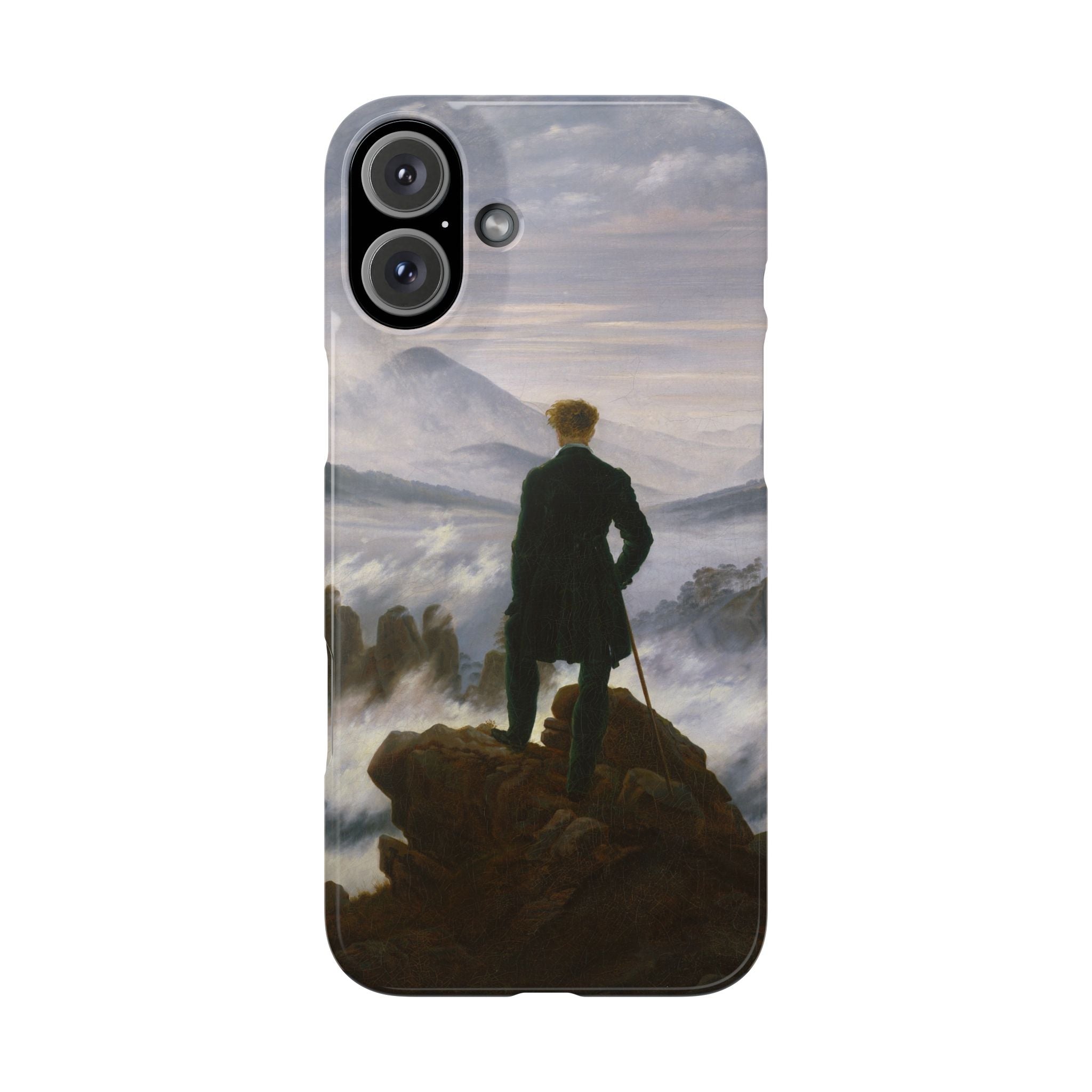 The Wanderer above the Sea of Fog by Caspar David Friedrich - iPhone Slim Case