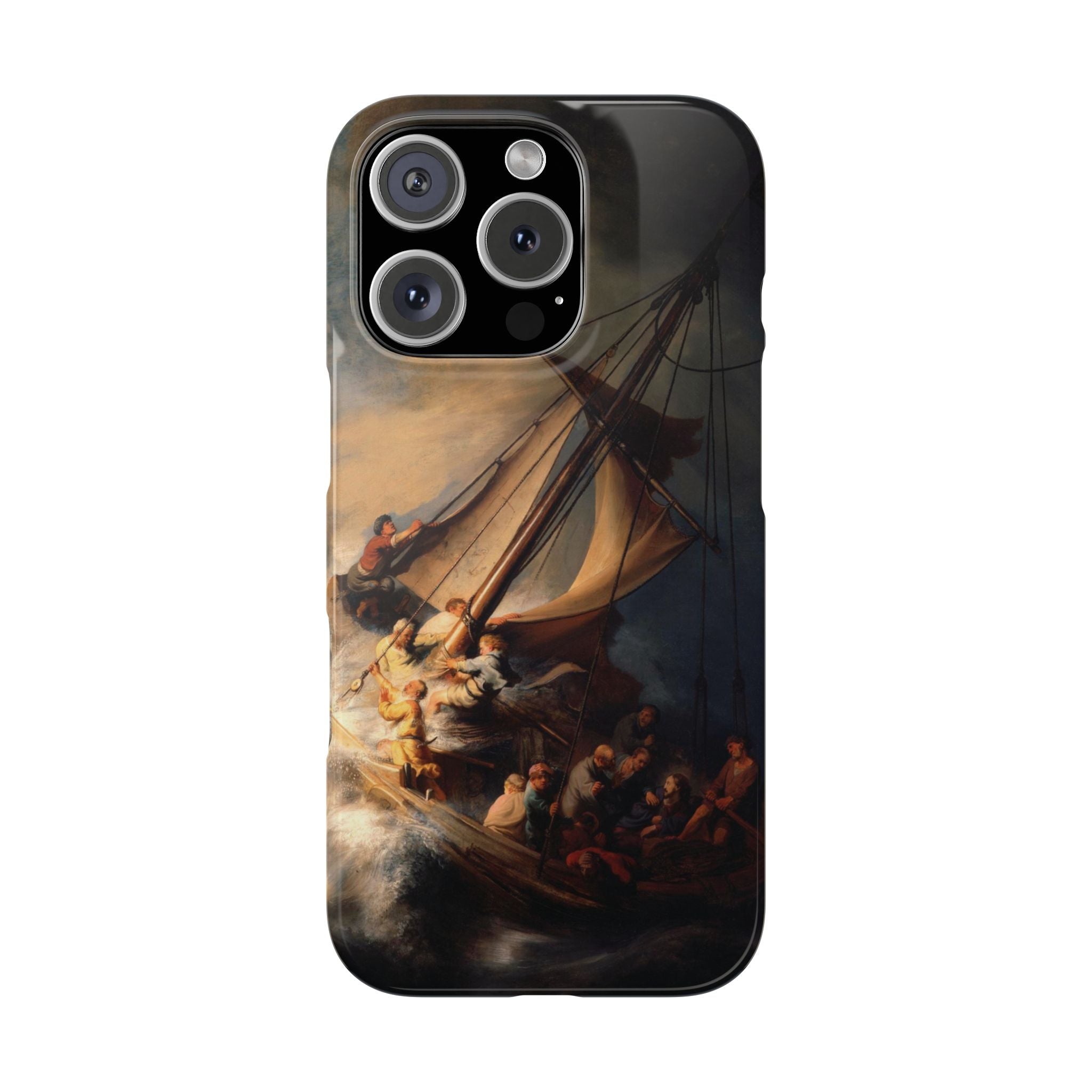 The Storm on the Sea of Galilee by Rembrandt - iPhone Slim Case