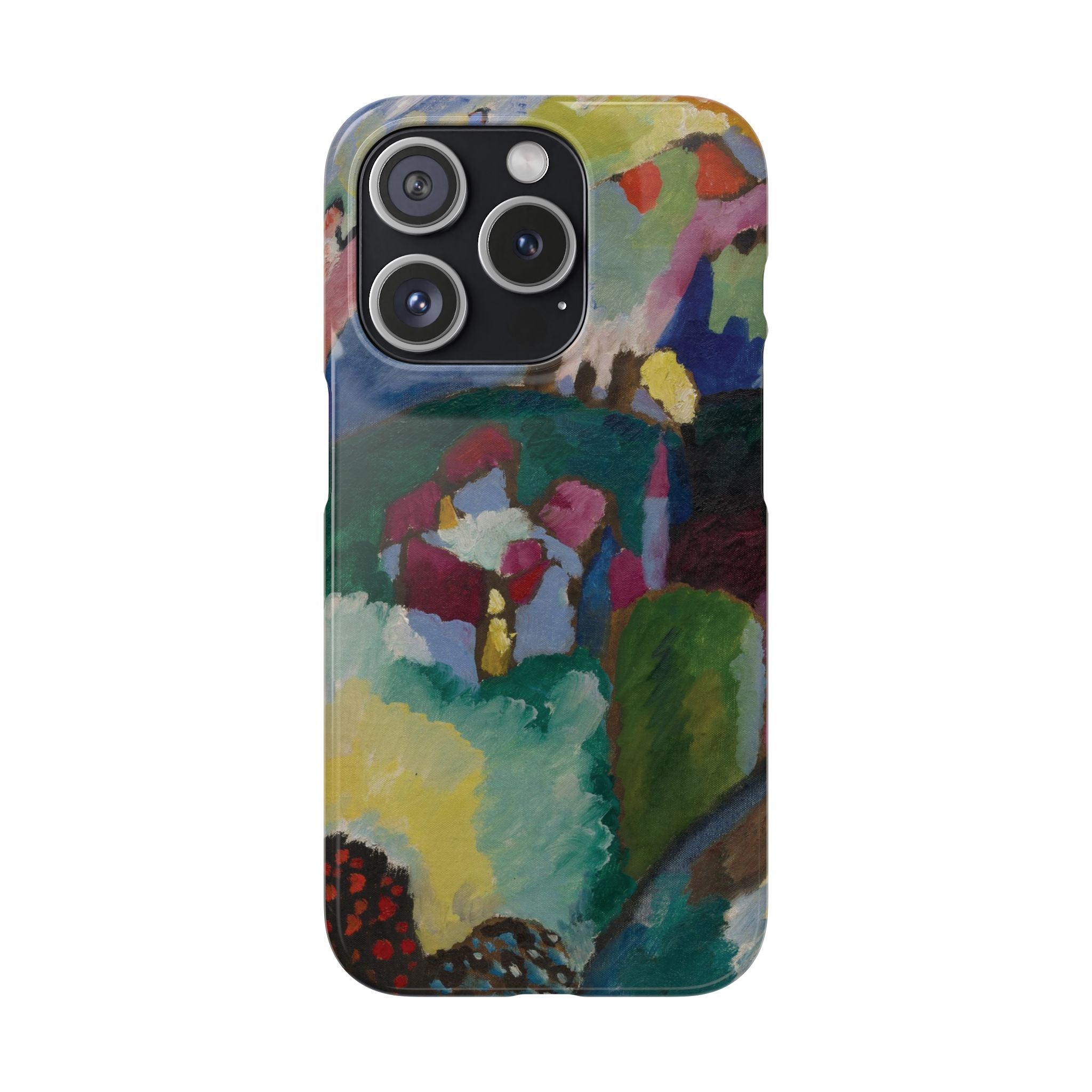 Landscape with Factory Chimney by Vasily Kandinsky - iPhone Slim Case