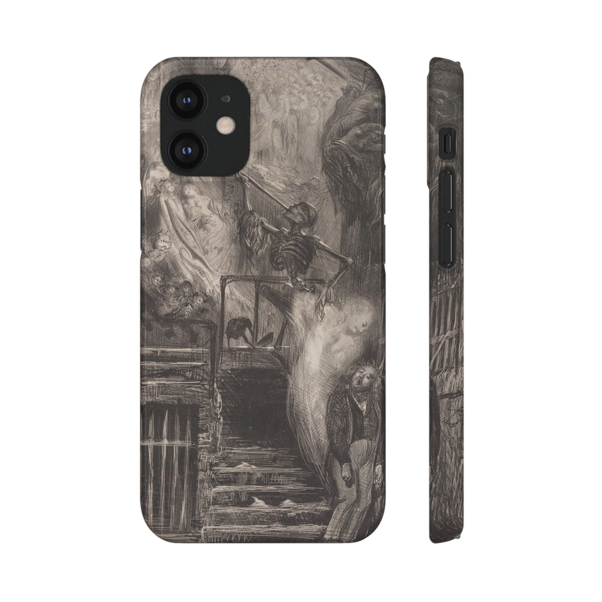 La Rue de la Vieille Lanterne by Gustave Doré - iPhone Slim Case