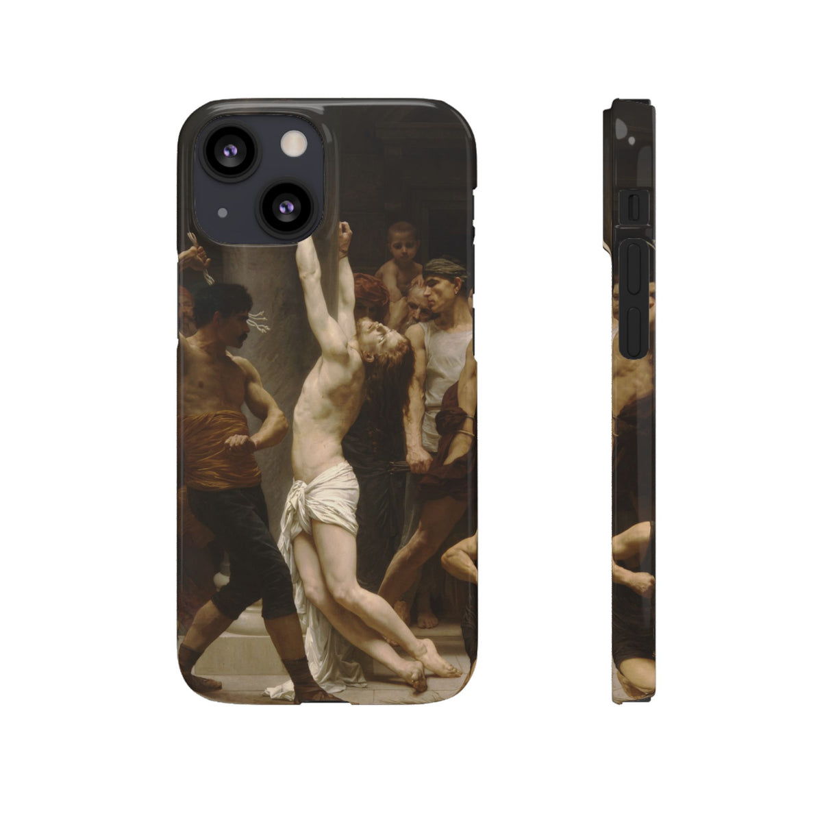 The Flagellation of Our Lord Jesus Christ by William-Adolphe Bouguereau - iPhone Slim Case