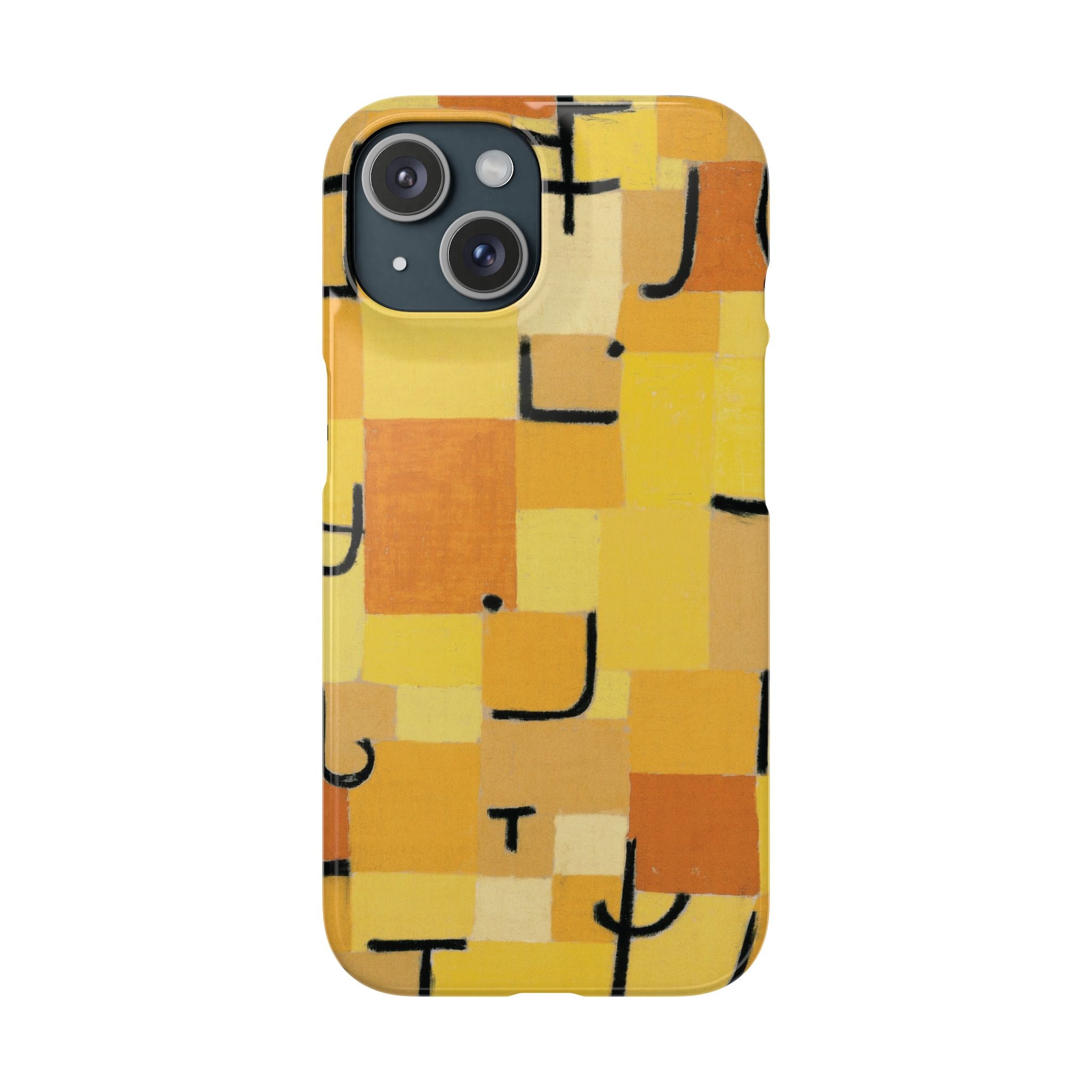 Signs in Yellow by Paul Klee - iPhone Slim Case