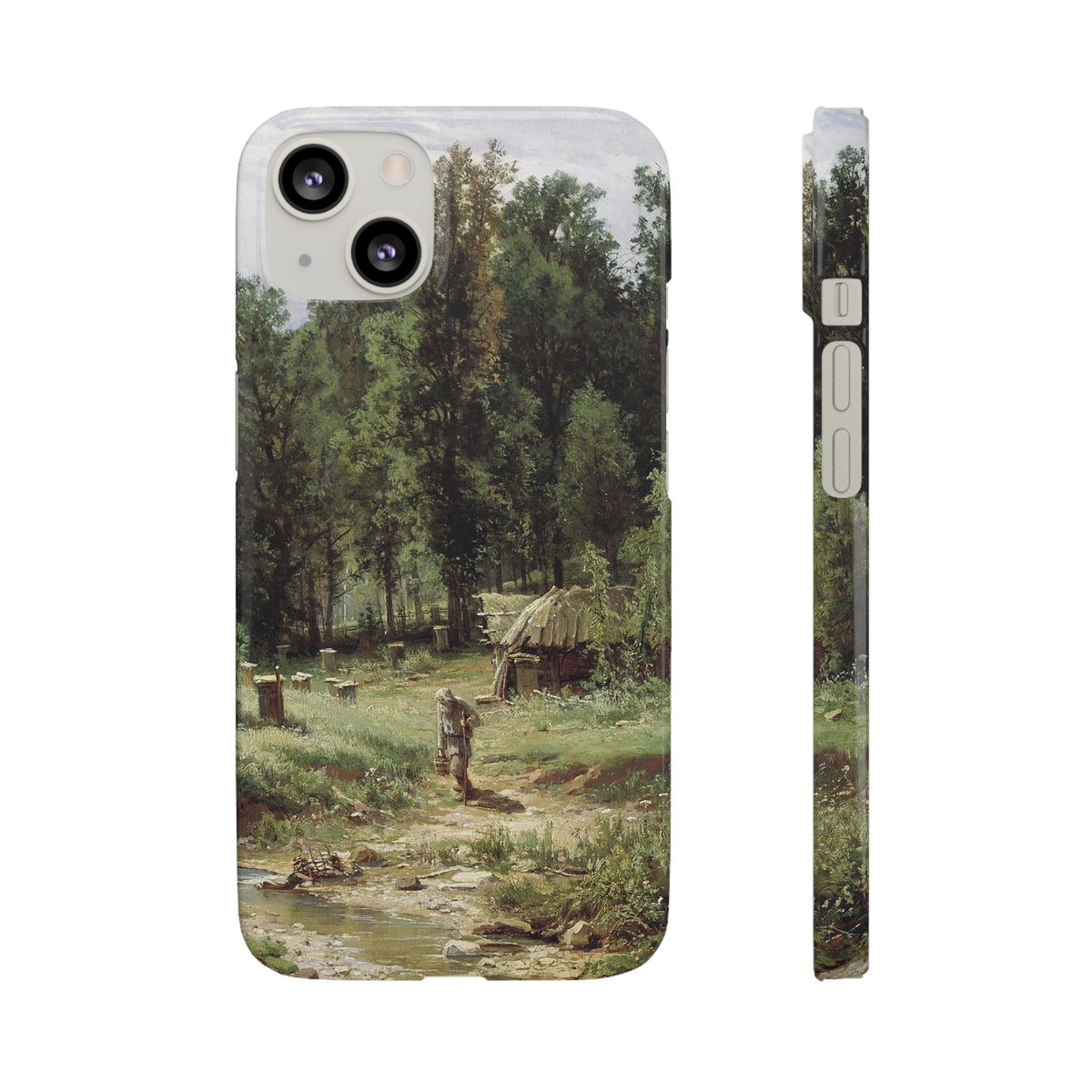 An Apiary in the Forest by Ivan Ivanovich Shishkin - iPhone Slim Case