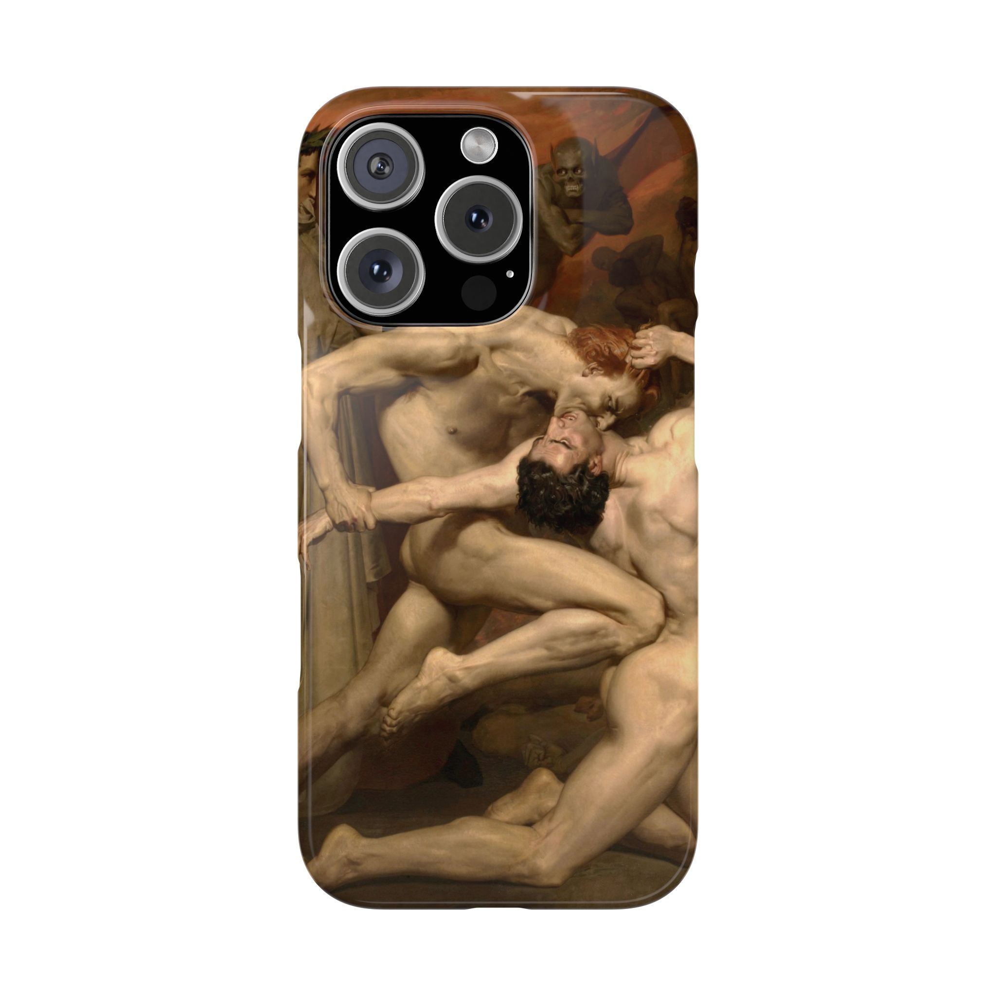 Dante and Virgile by William Bouguereau - iPhone Slim Case