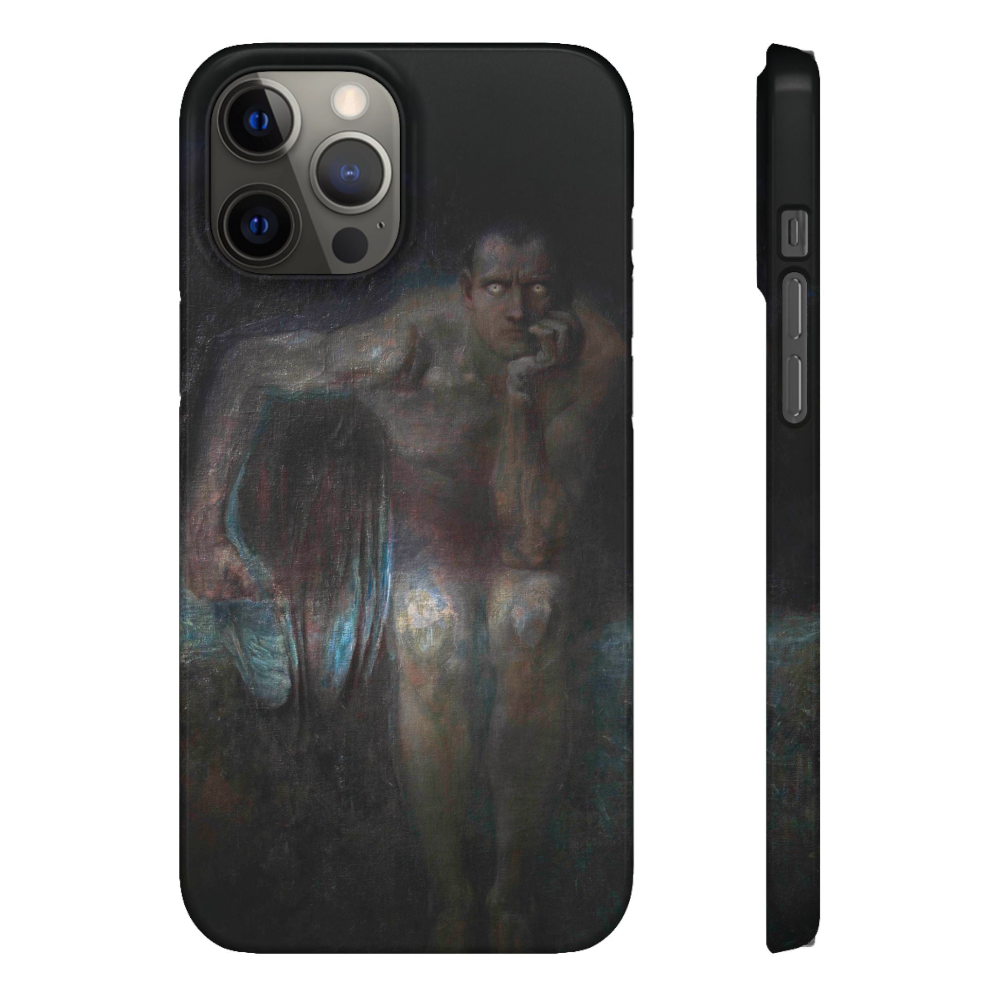 Lucifer by Franz von Stuck - iPhone Slim Case