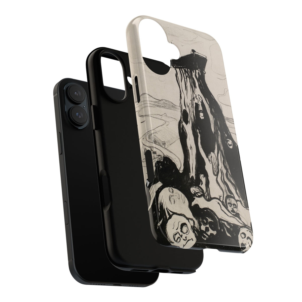 Funeral March by Edvard Munch - iPhone Tough Case