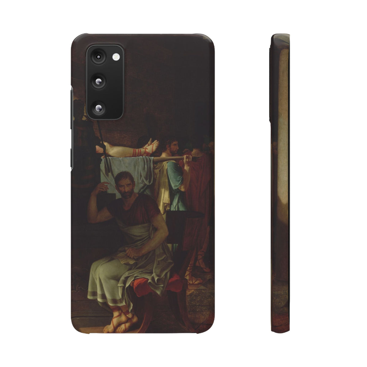 The Lictors Bring to Brutus the Bodies of His Sons I by Jacques-Louis David - Samsung Slim Case