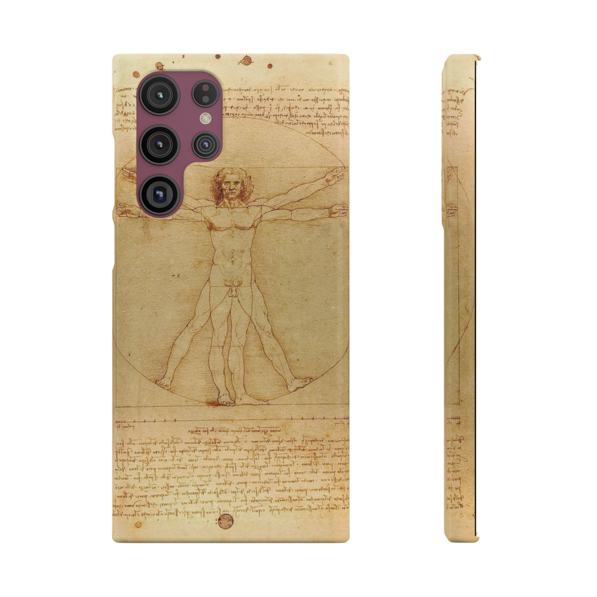 The Vitruvian Man by Leonardo da Vinci - Samsung Slim Case