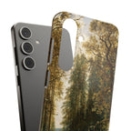 The Path in the Forest by Ivan Ivanovich Shishkin - Samsung Slim Case