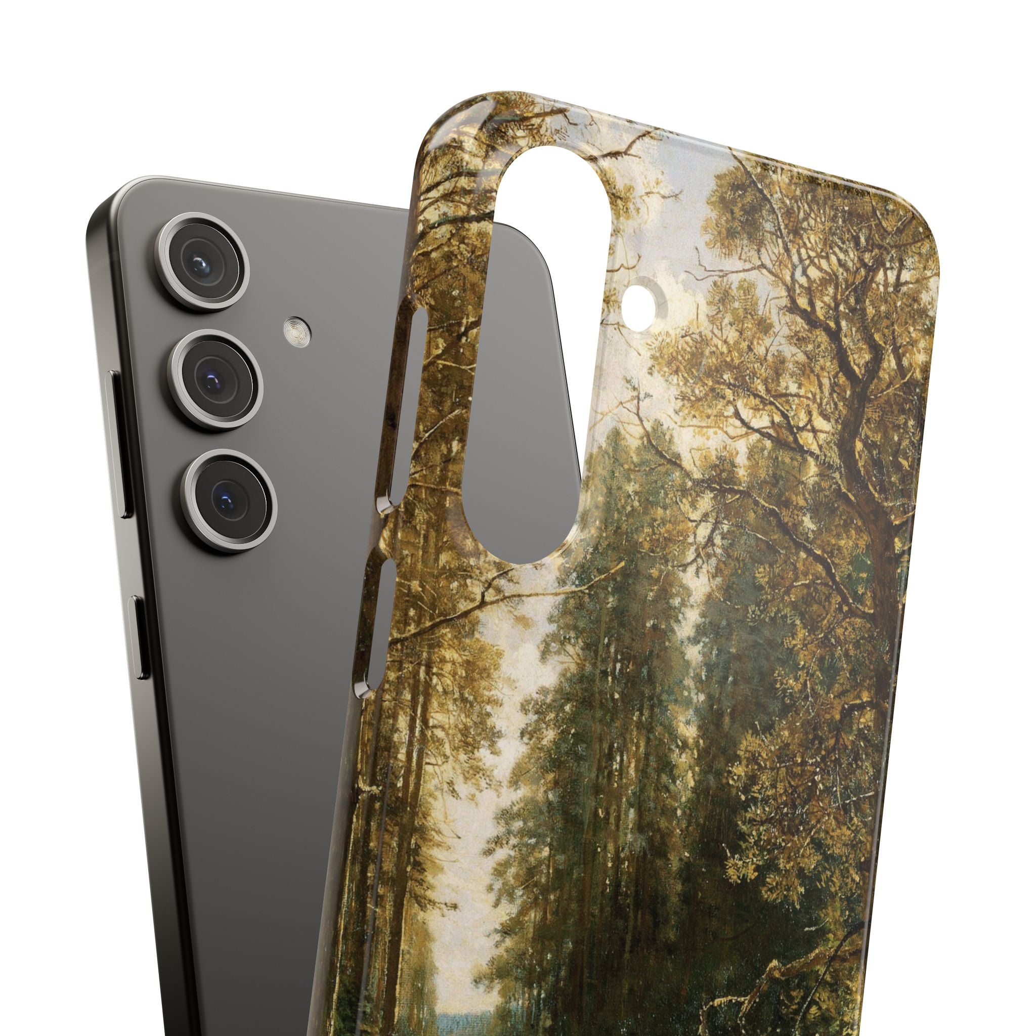 The Path in the Forest by Ivan Ivanovich Shishkin - Samsung Slim Case