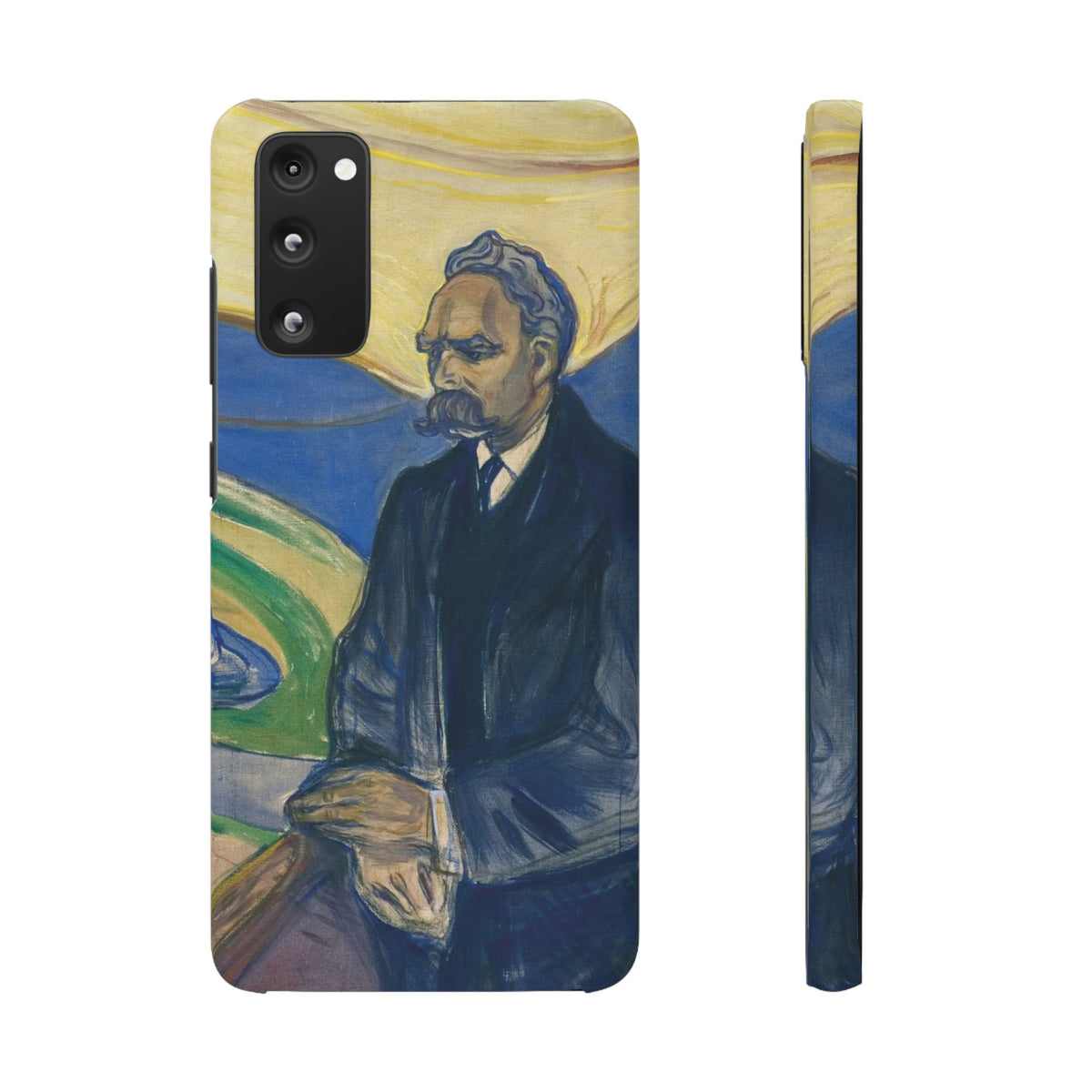 Portrait of Friedrich Nietzsche by Edvard Munch - Samsung Slim Case