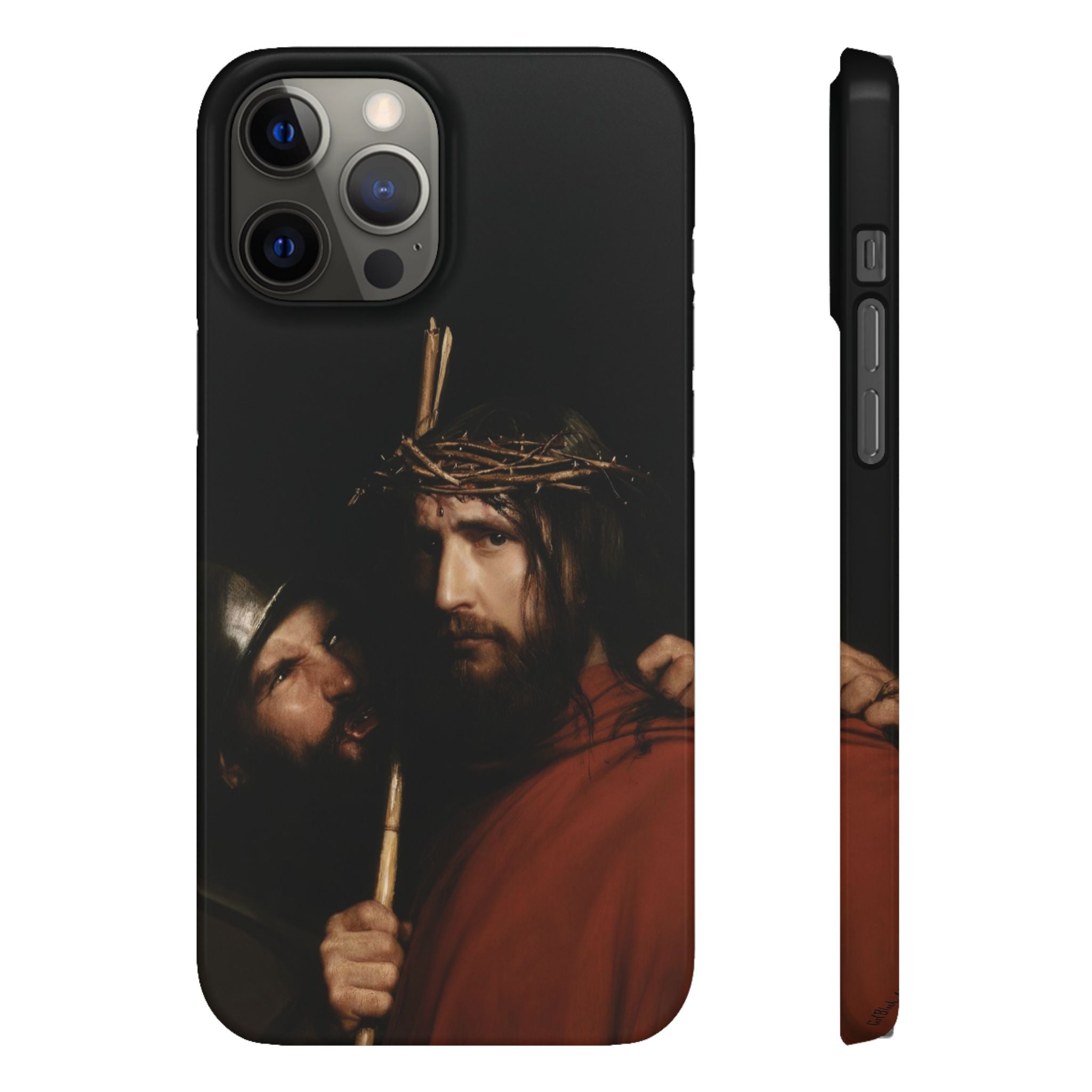 The Mocking of Christ by Carl Bloch - iPhone Slim Case