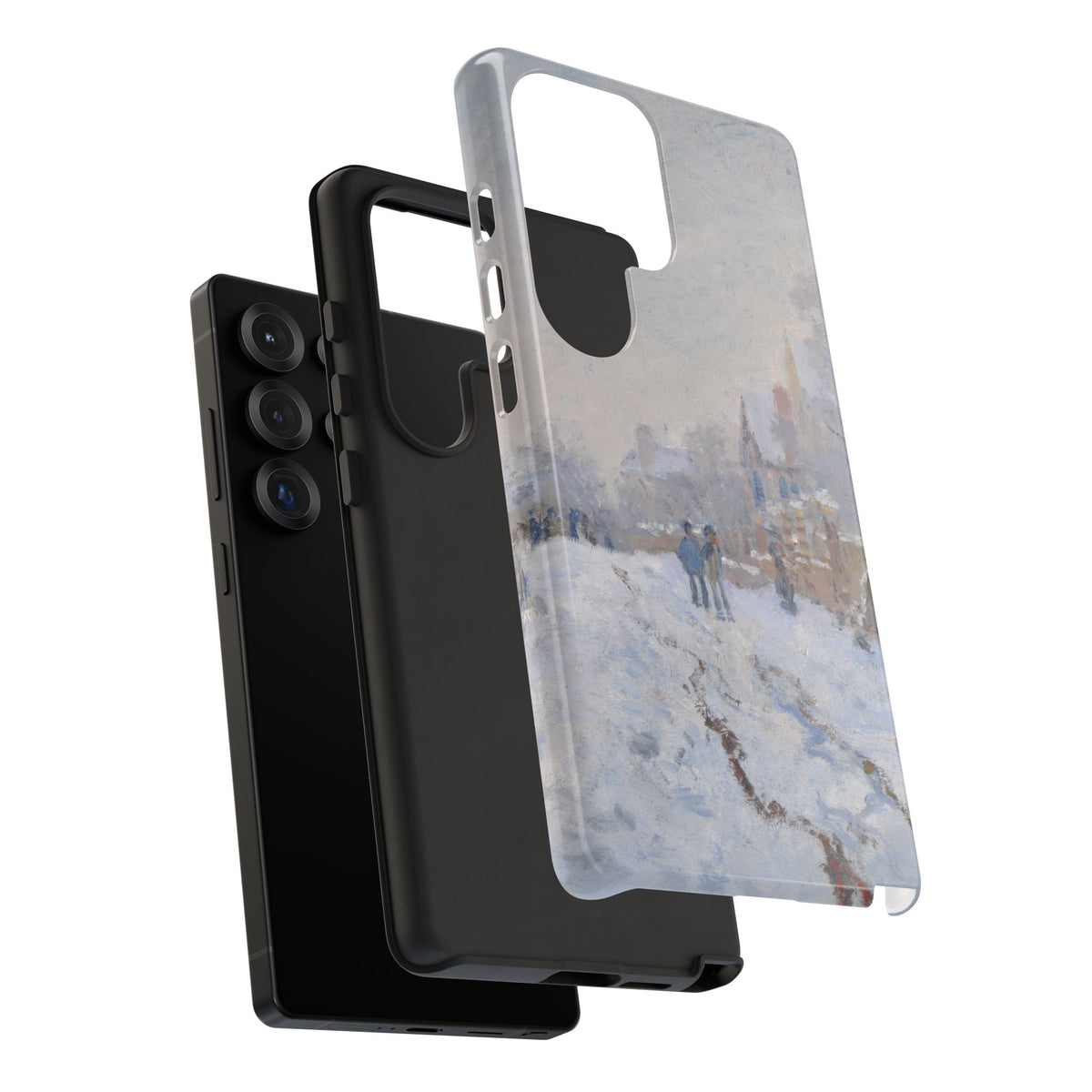 Snow Scene at Argenteuil di Claude Monet - Cover rinforzata Samsung