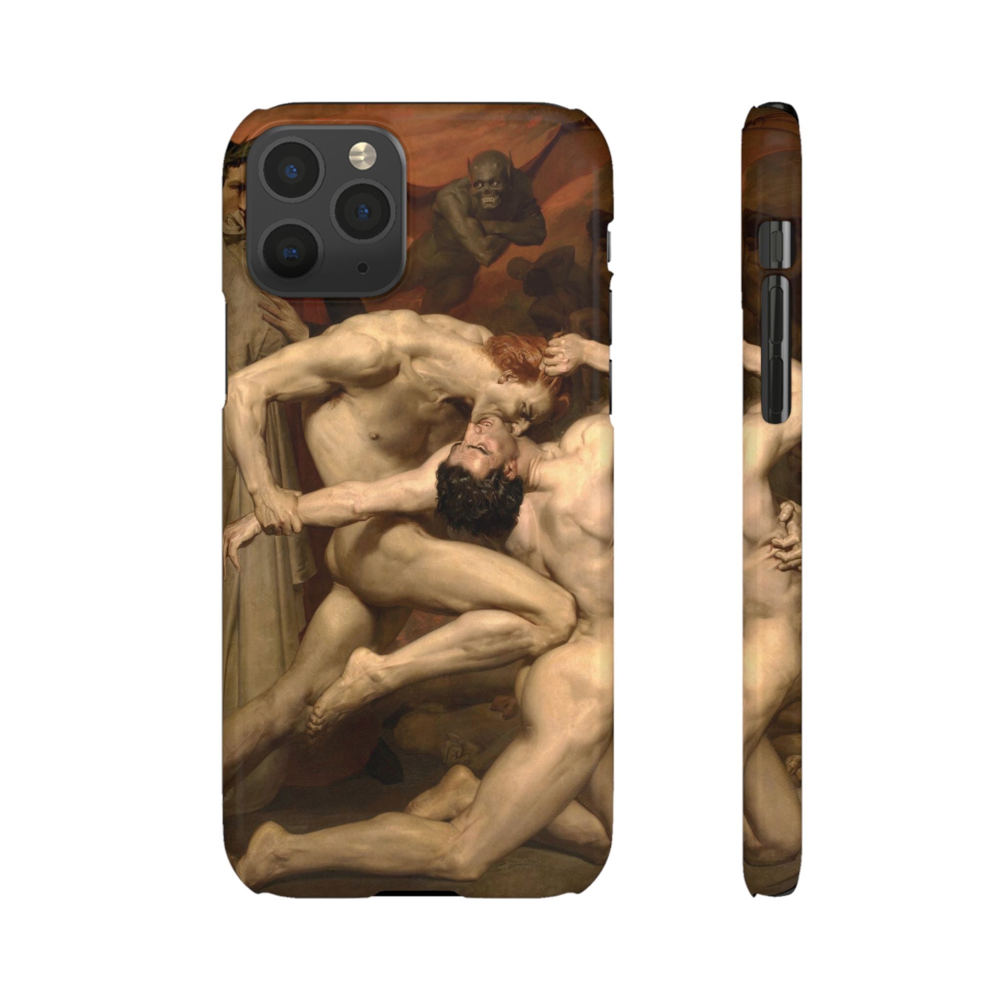 Dante and Virgile by William Bouguereau - iPhone Slim Case