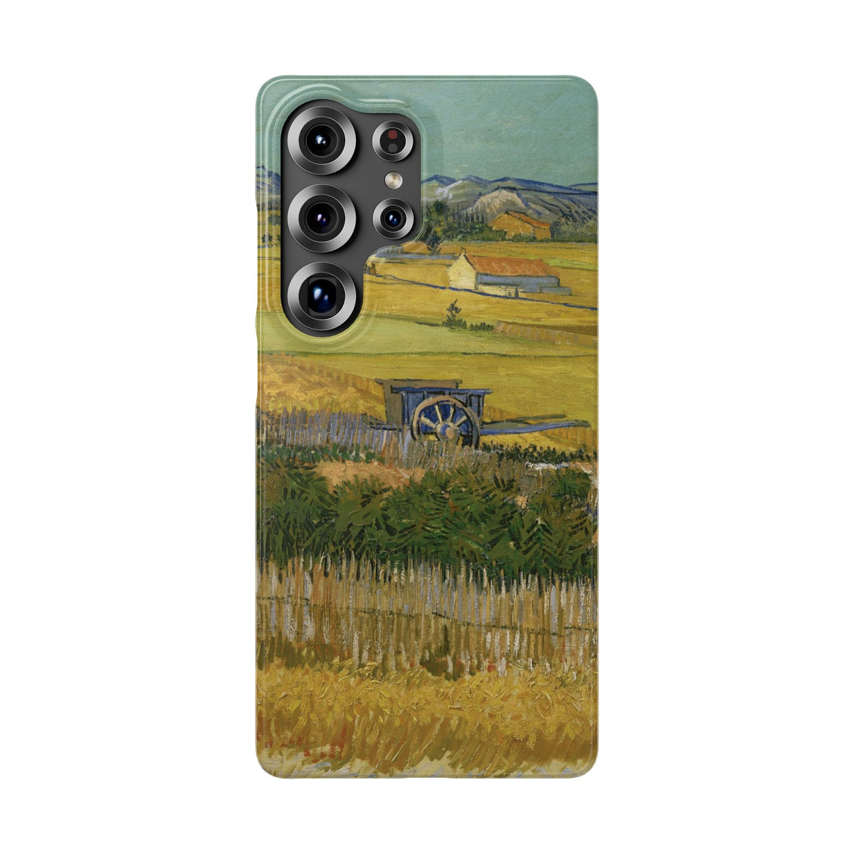 Harvest at La Crau by Vincent van Gogh - Samsung Slim Case