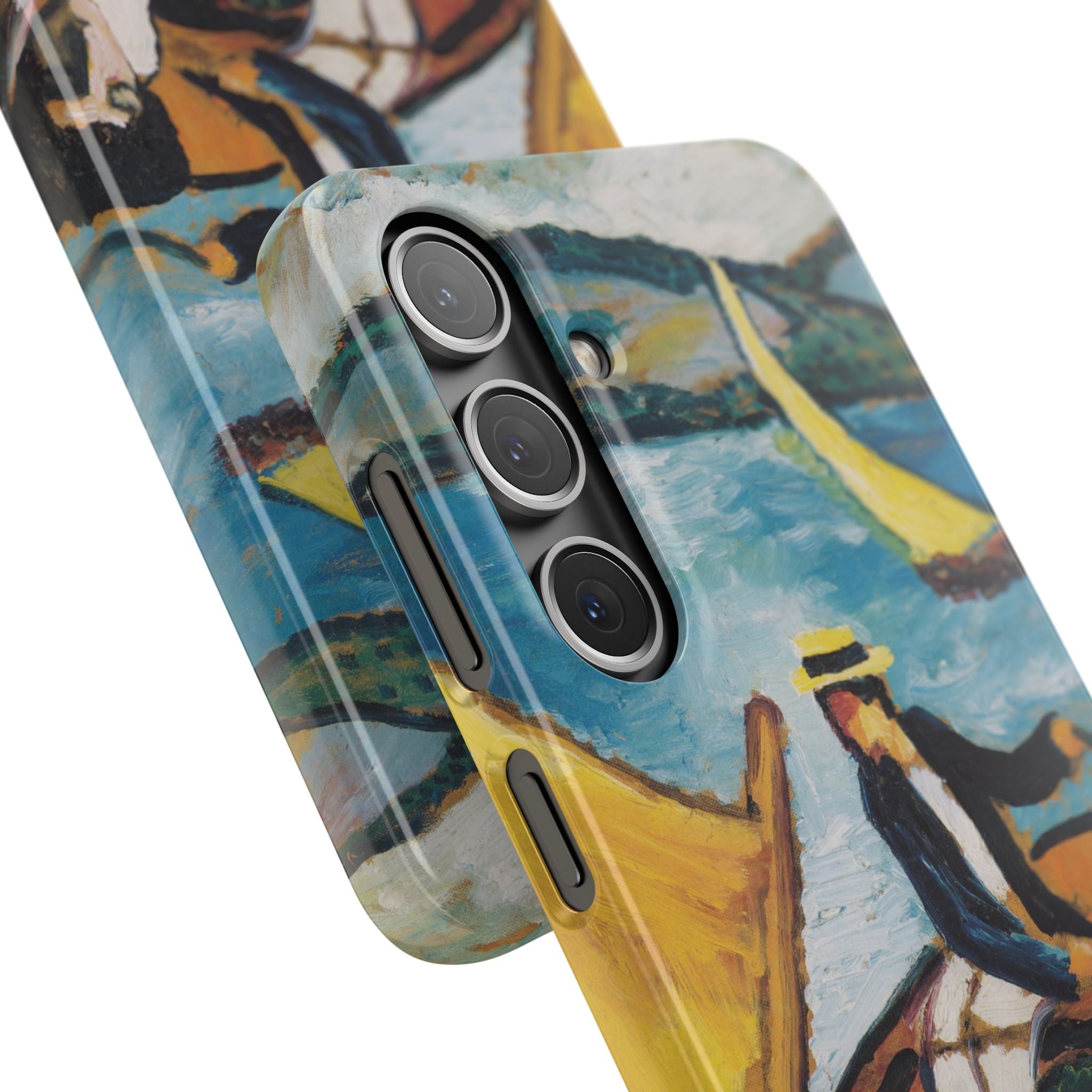 Sailing Boat on the Tegernsee by August Macke - Samsung Slim Case