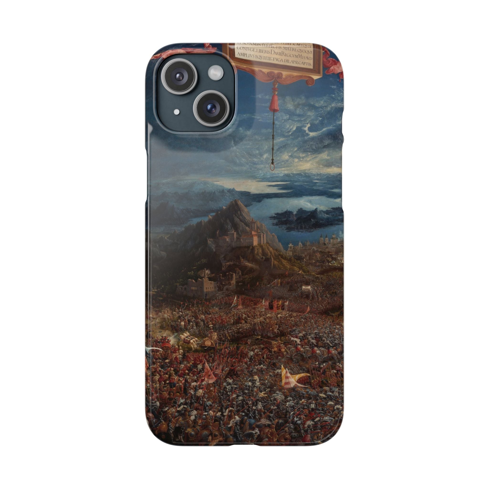 The Battle of Alexander at Issus by Albrecht Altdorfer - iPhone Slim Case