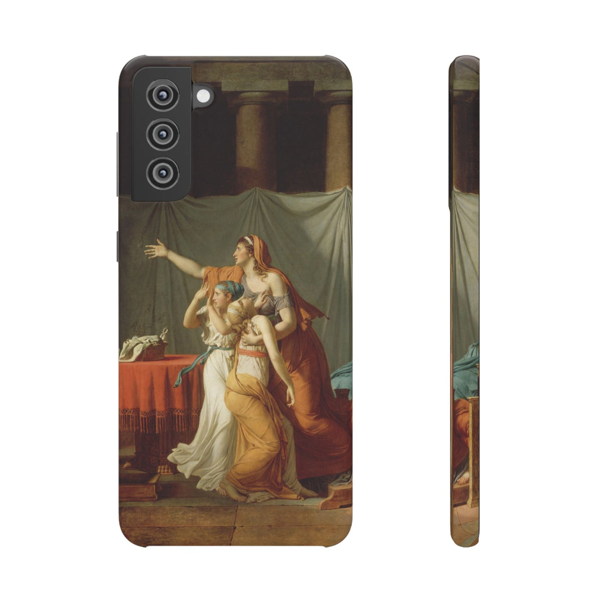 The Lictors Bring to Brutus the Bodies of His Sons II by Jacques-Louis David - Samsung Slim Case