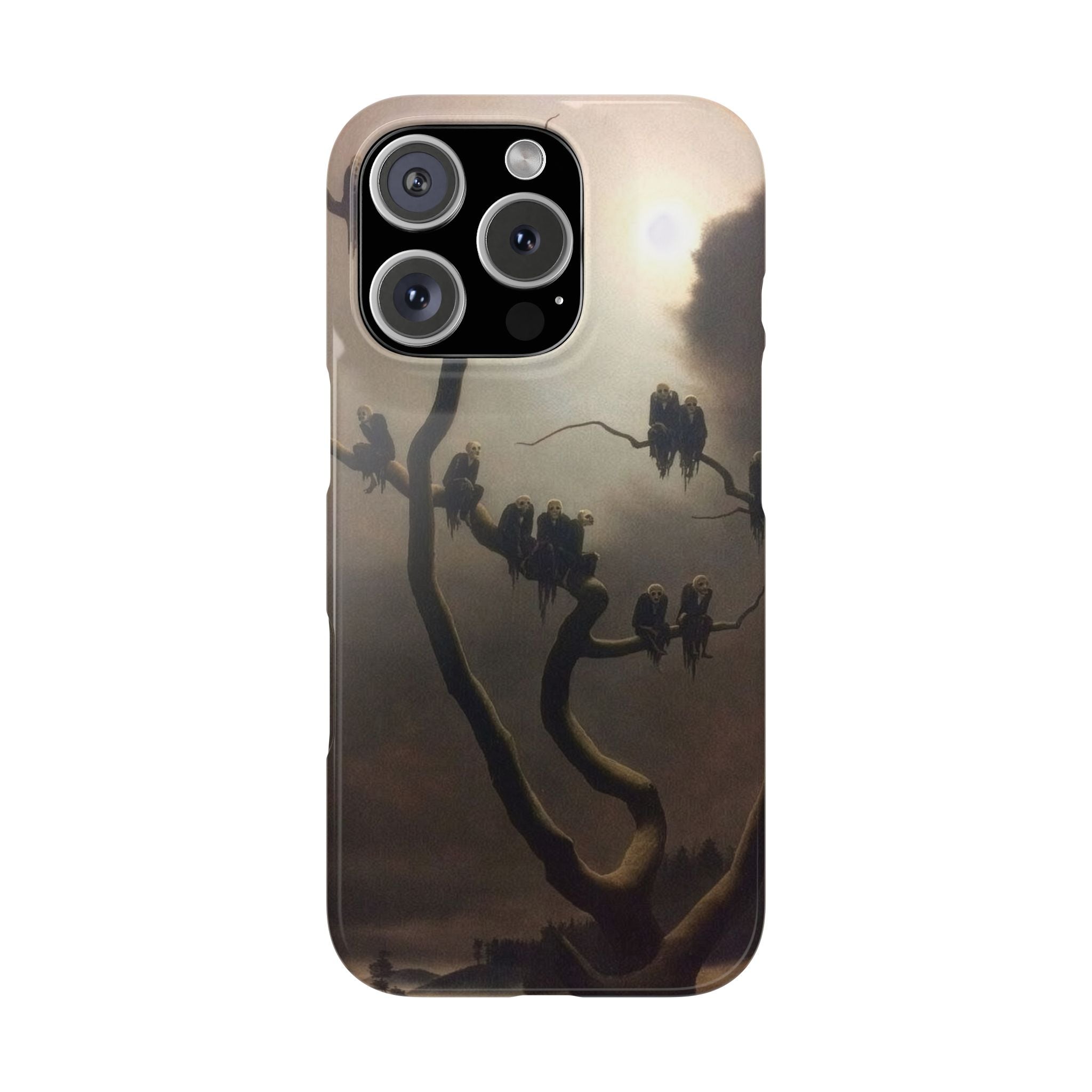 Ghosts on a Tree by Franz Sedlacek - iPhone Slim Case