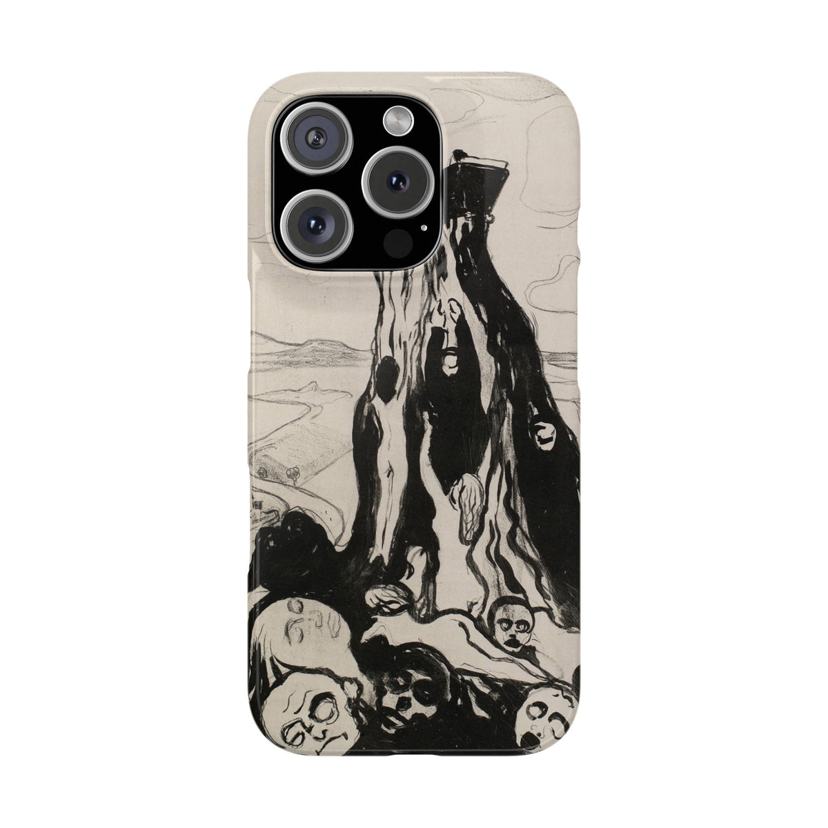 Funeral March by Edvard Munch - iPhone Slim Case