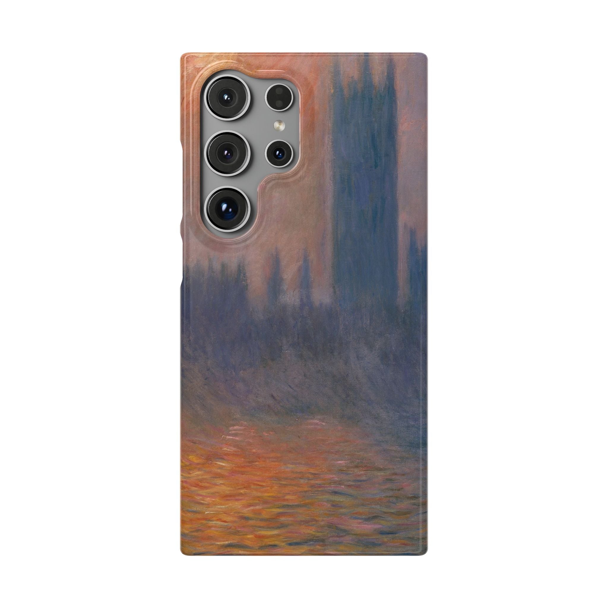 The Houses of Parliament Sunset by Claude Monet - Samsung Slim Case