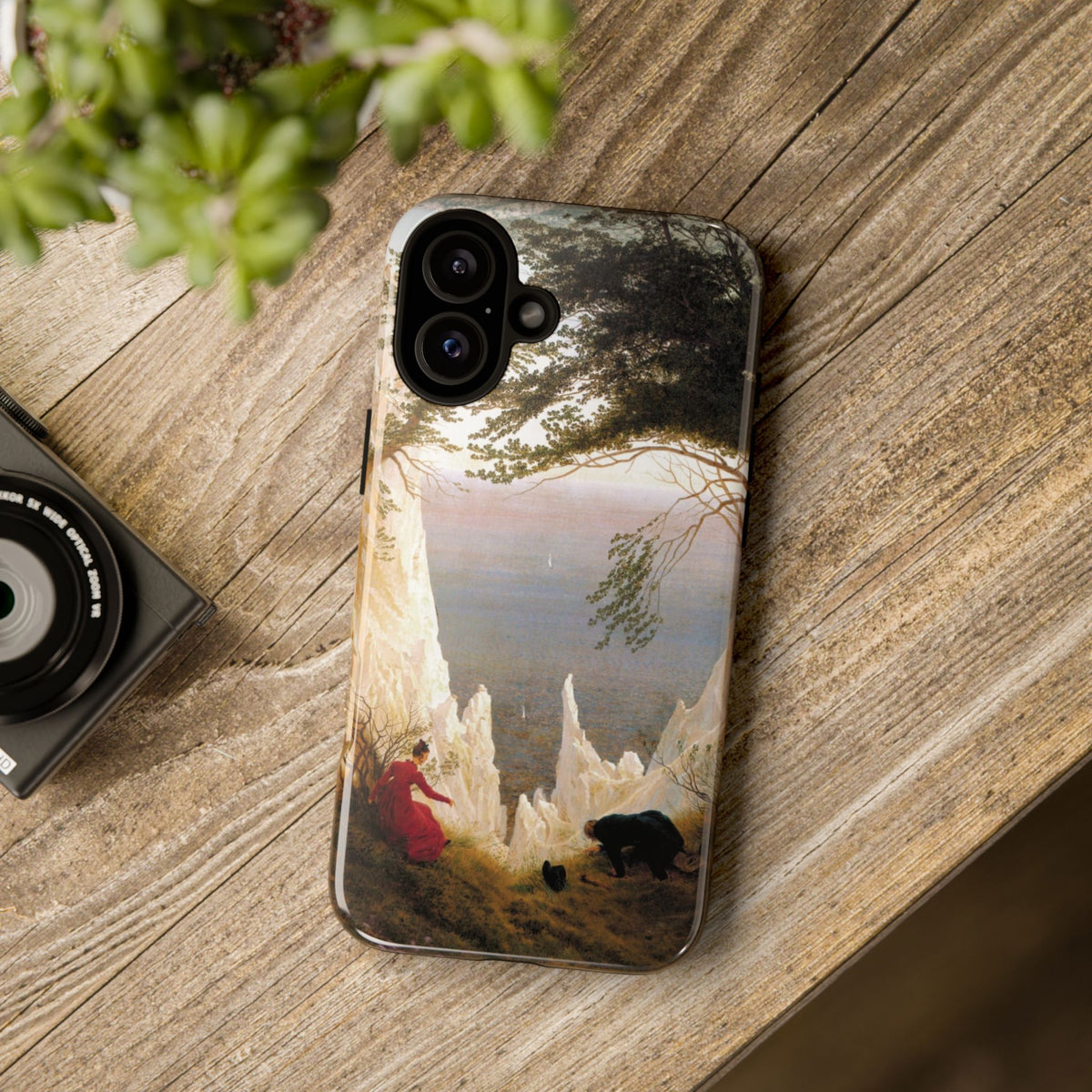 Chalk Cliffs on Rügen by Caspar David Friedrich - iPhone Tough Case