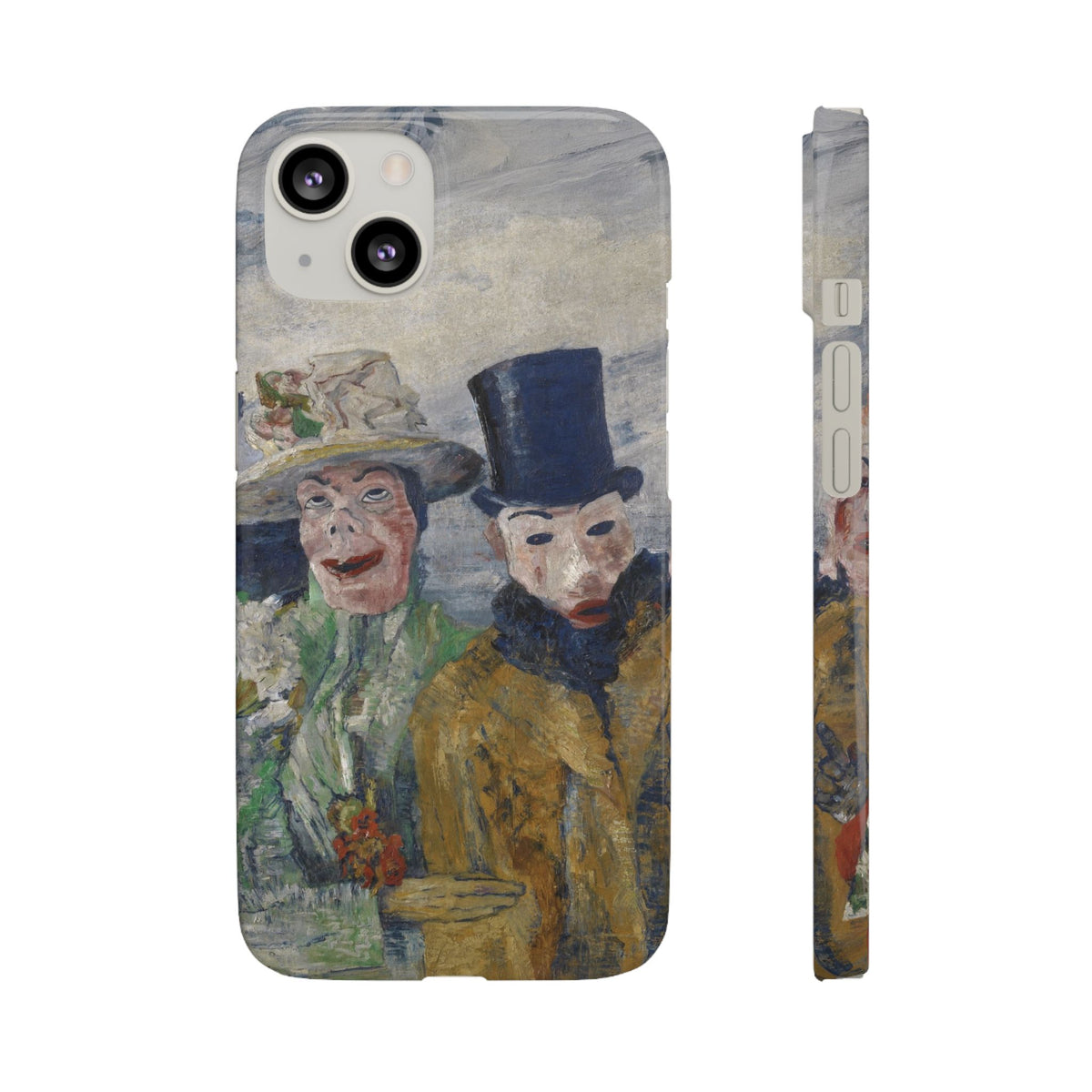 The Intrigue by James Ensor - iPhone Slim Case