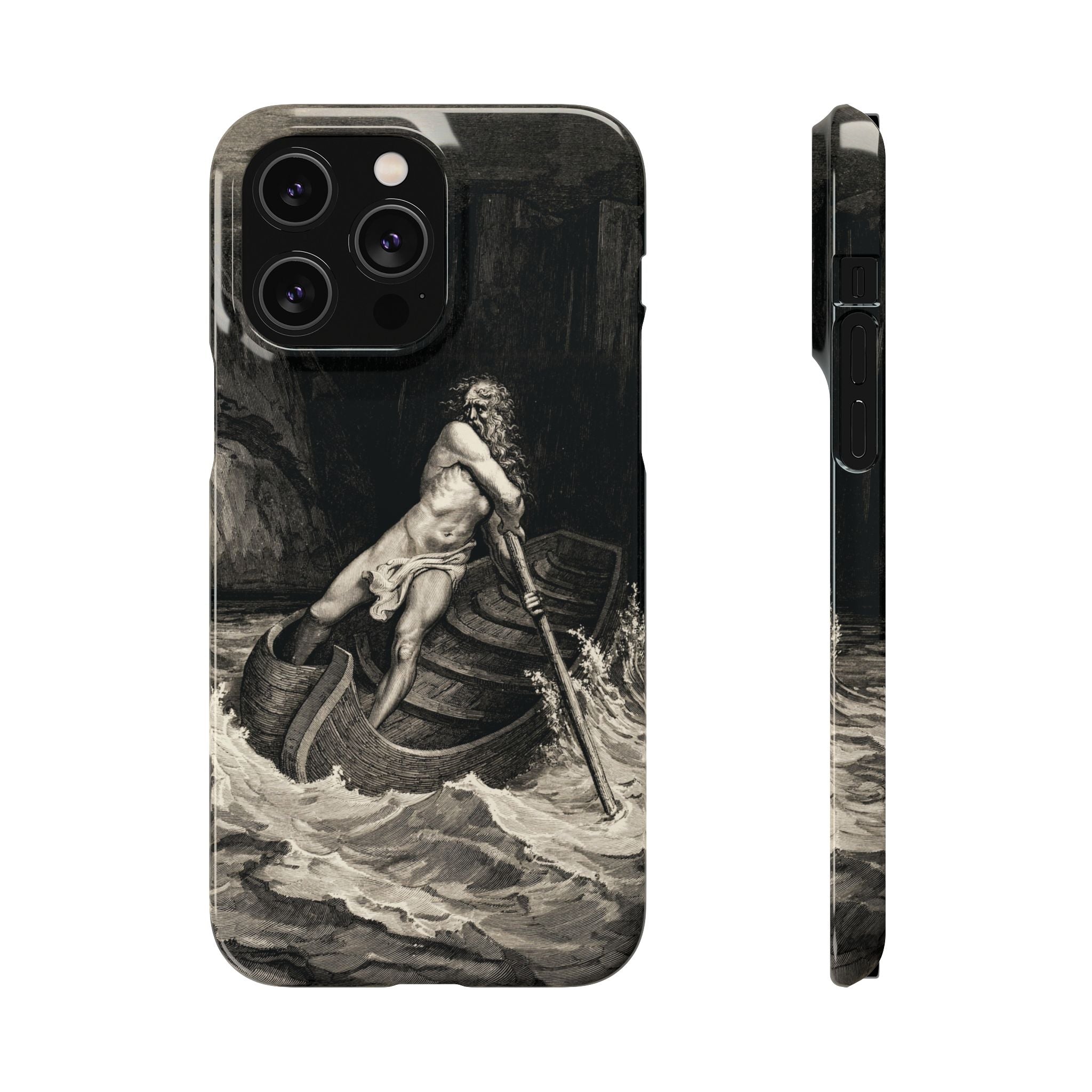 Canto III - Charon by Gustave Doré - iPhone Slim Case