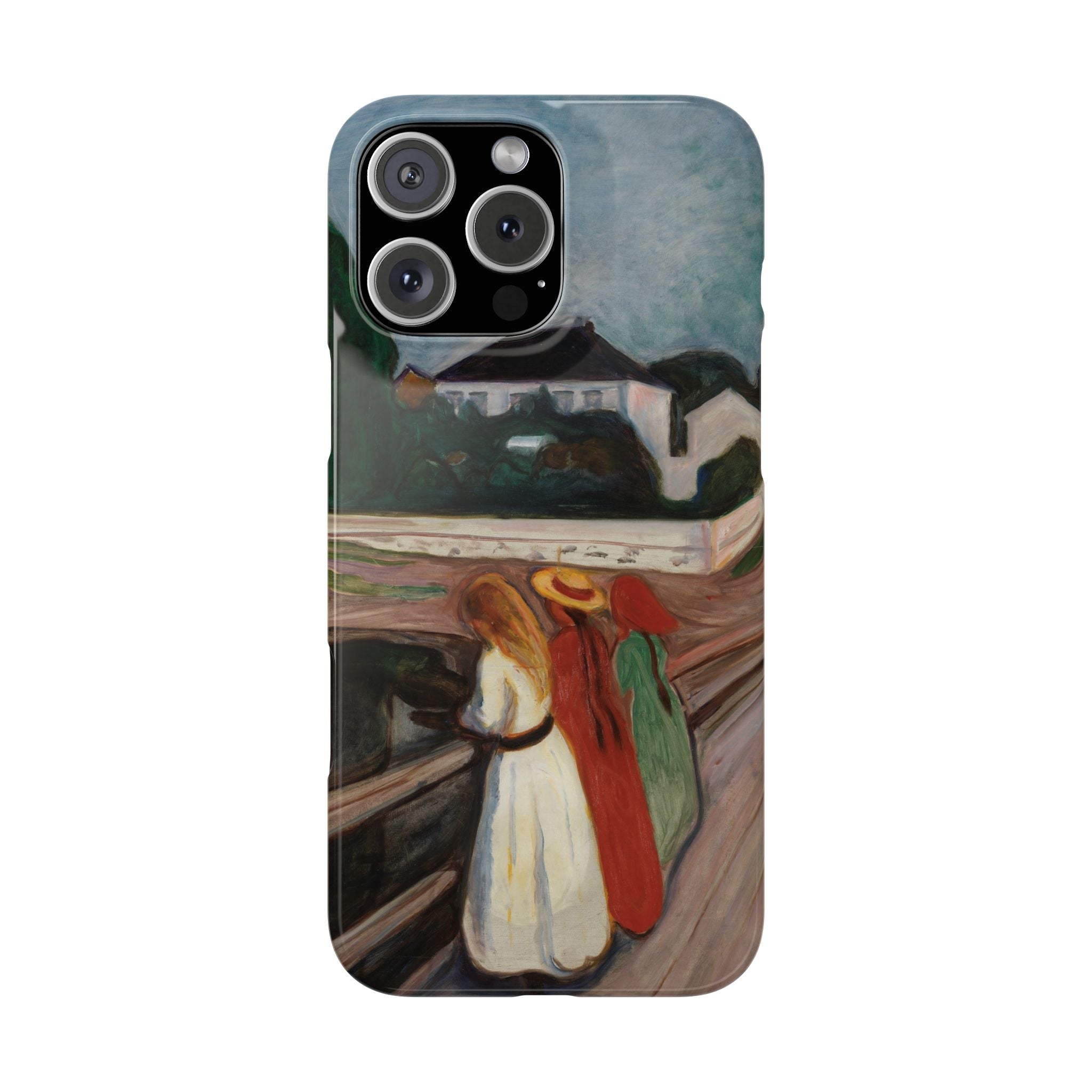 The Girls on the Bridge by Edvard Munch - iPhone Slim Case