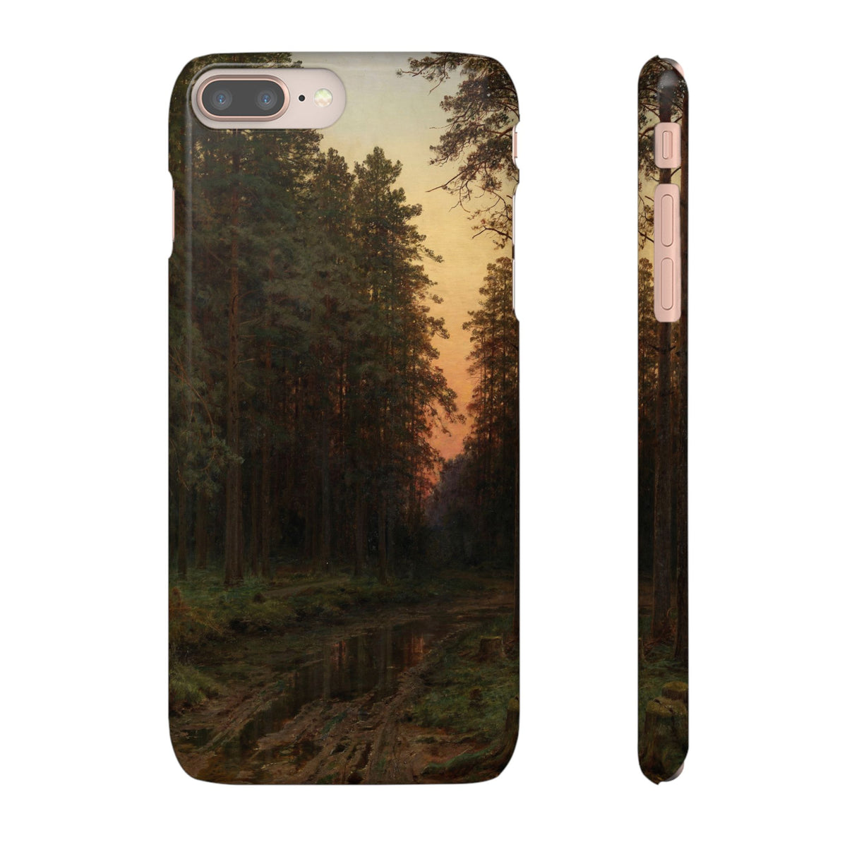 Evening Glow by Ivan Ivanovich Shishkin - iPhone Slim Case