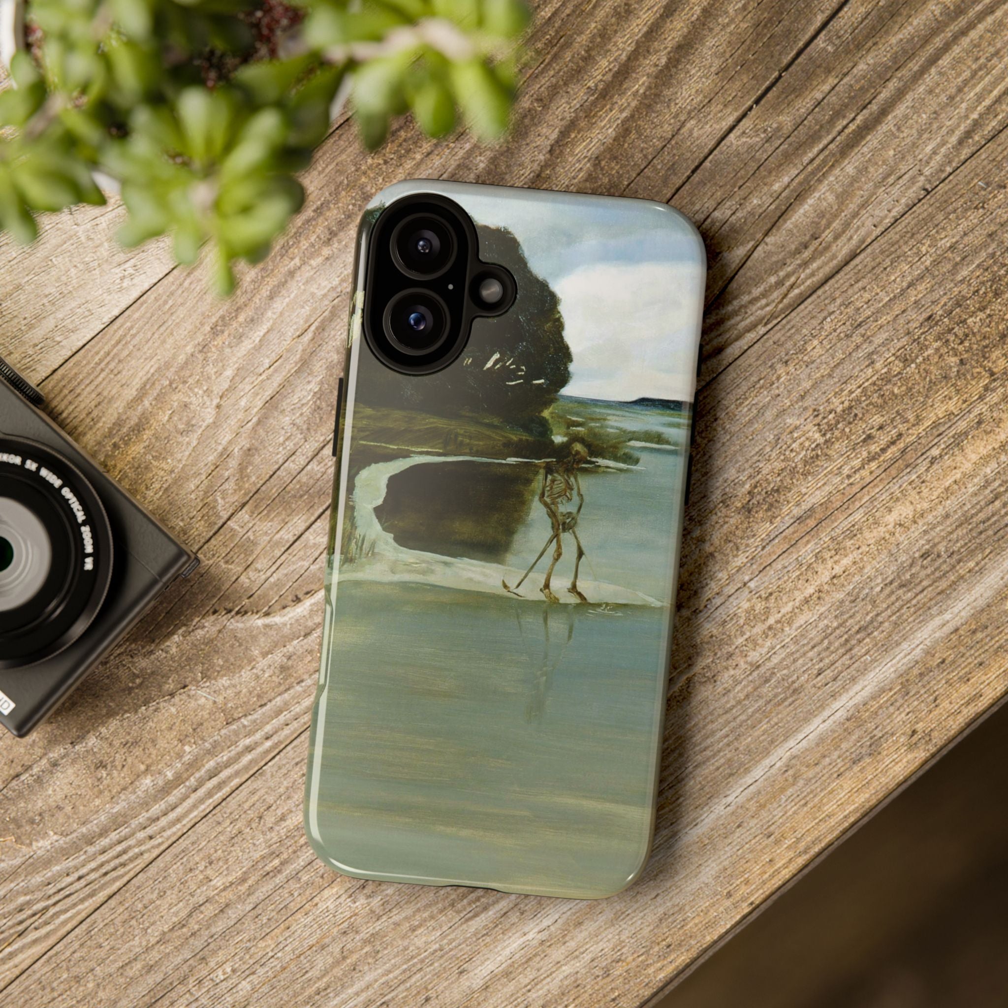 Death Peeing by Max Klinger - iPhone Tough Case