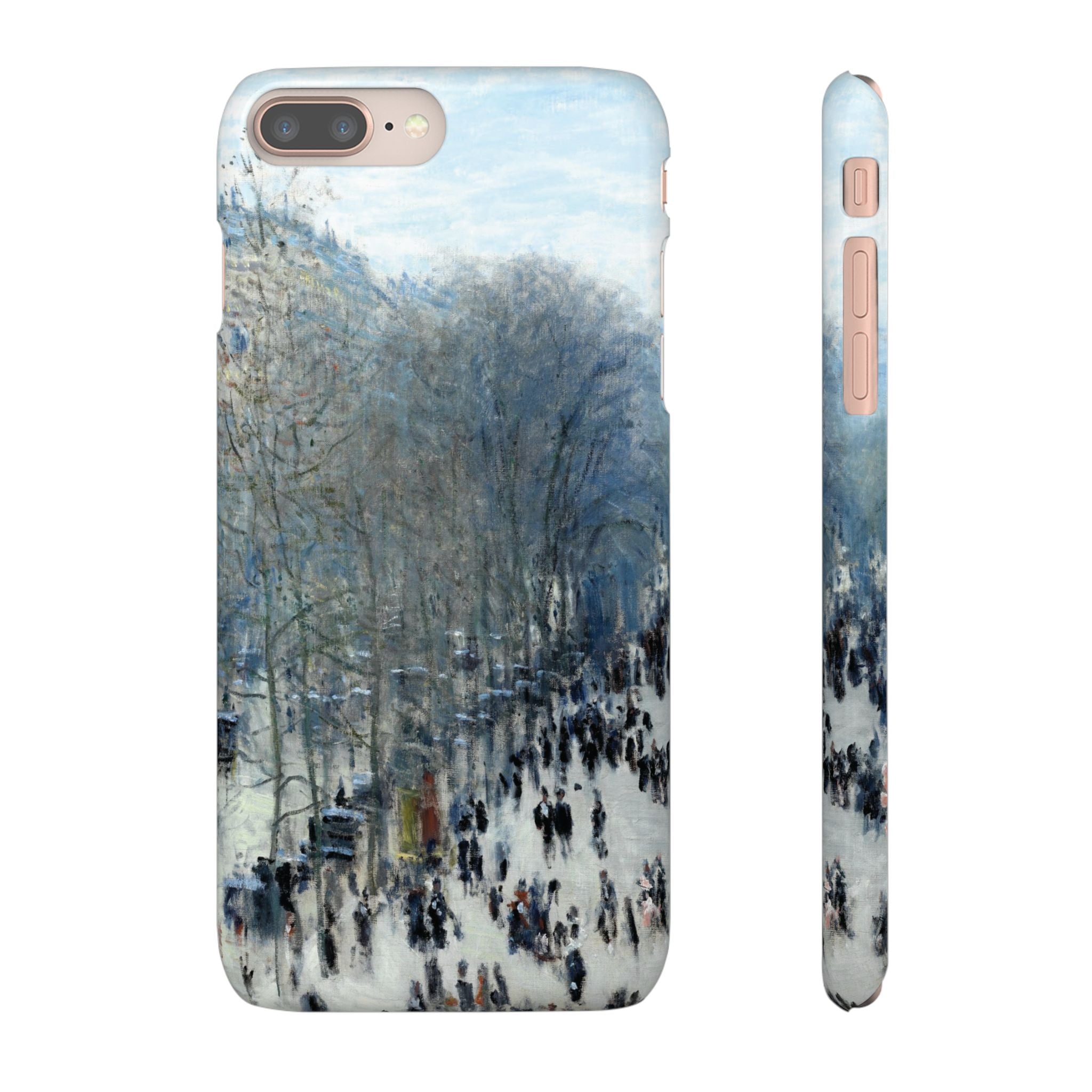 Boulevard des Capucines by Claude Monet - iPhone Slim Case