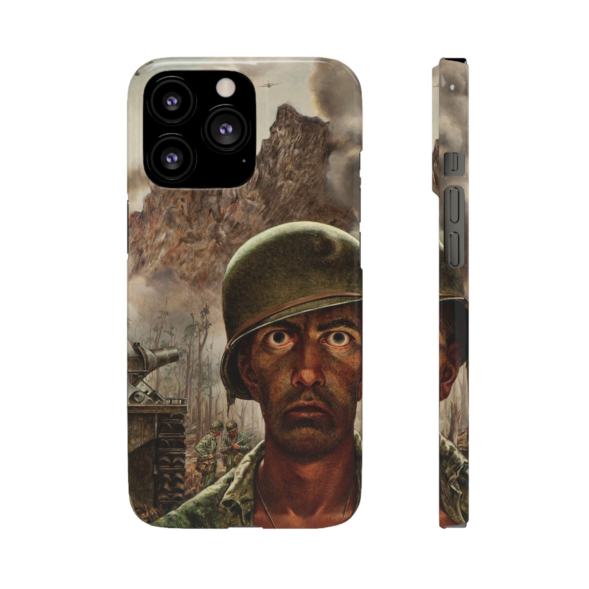 That 2,000 Yard Stare by Thomas Lea - iPhone Slim Case
