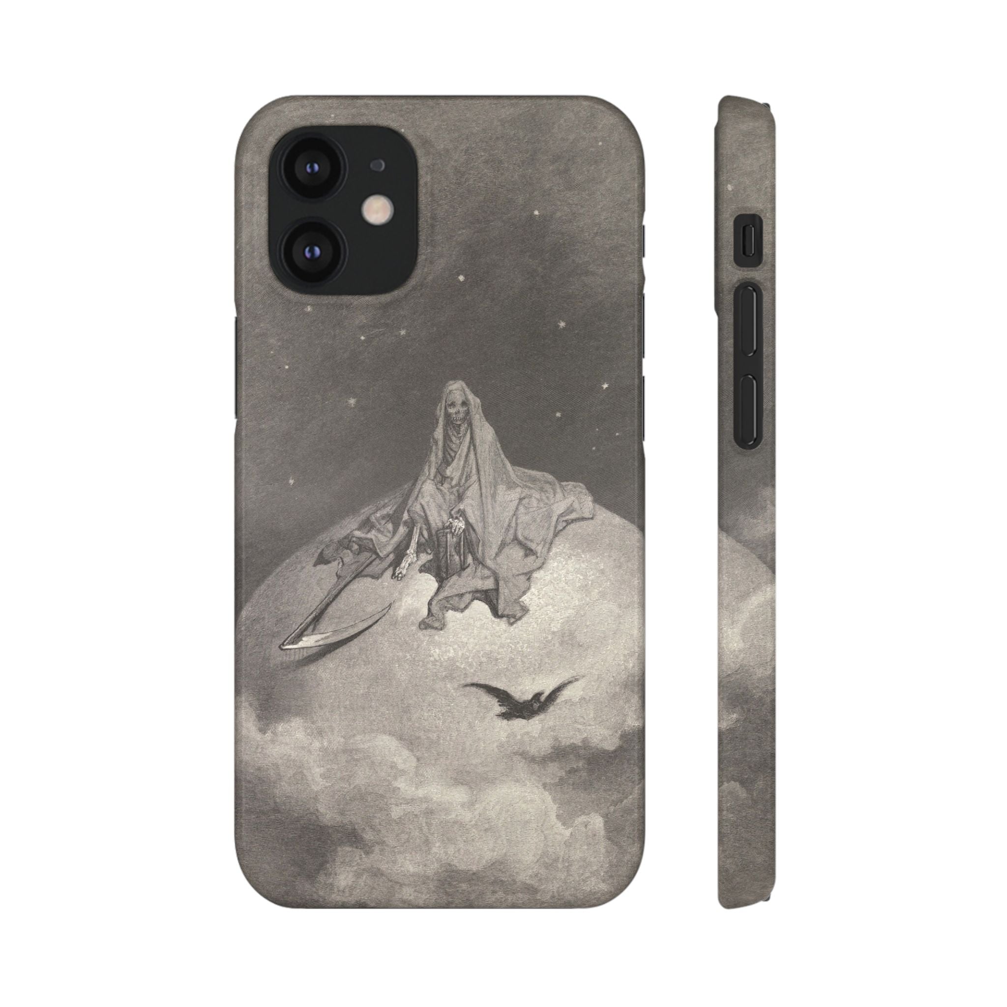 Doubting, dreaming dreams no mortal ever dared to dream before by Gustave Doré - iPhone Slim Case