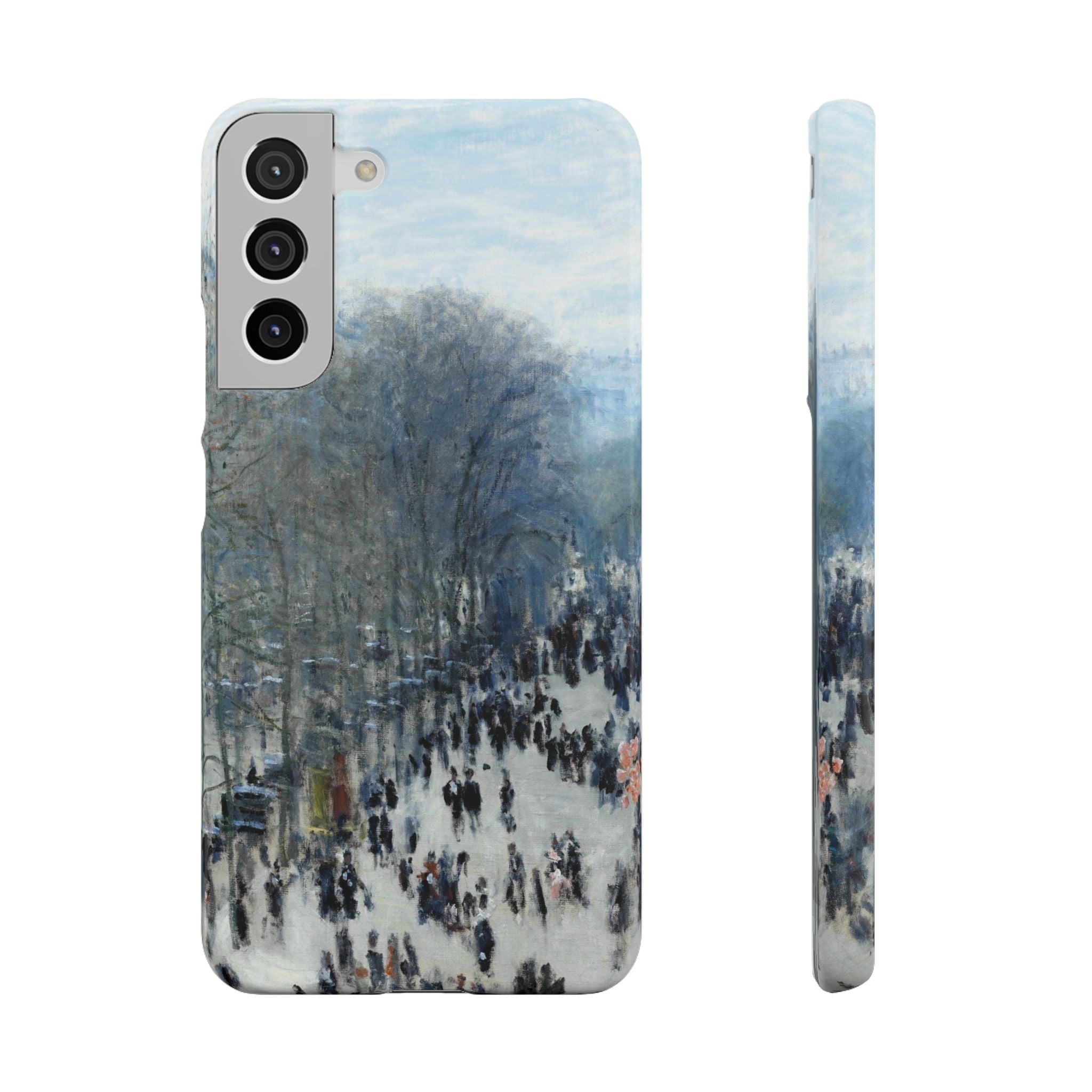 Boulevard des Capucines by Claude Monet - Samsung Slim Case