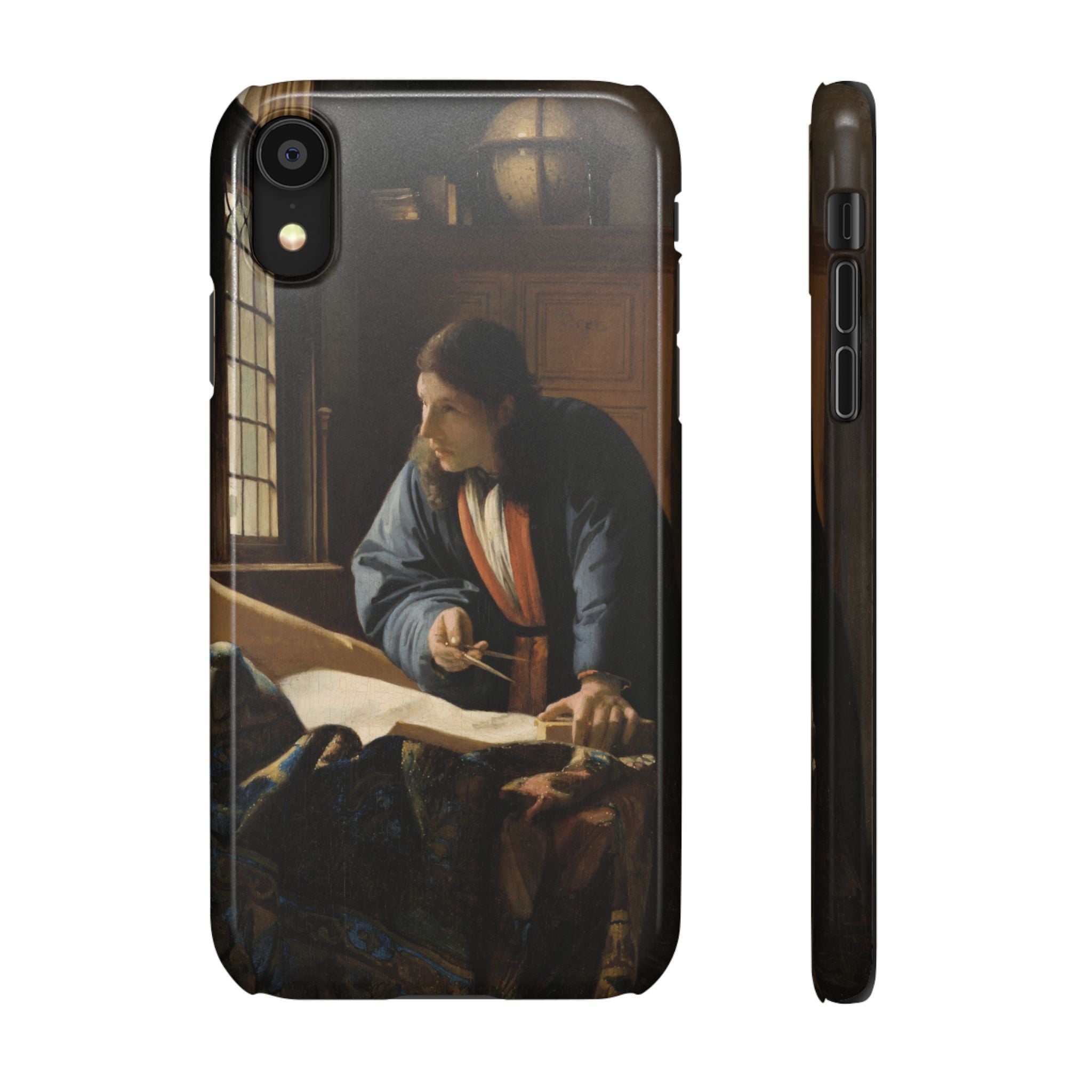 The Geographer by Johannes Vermeer - iPhone Slim Case