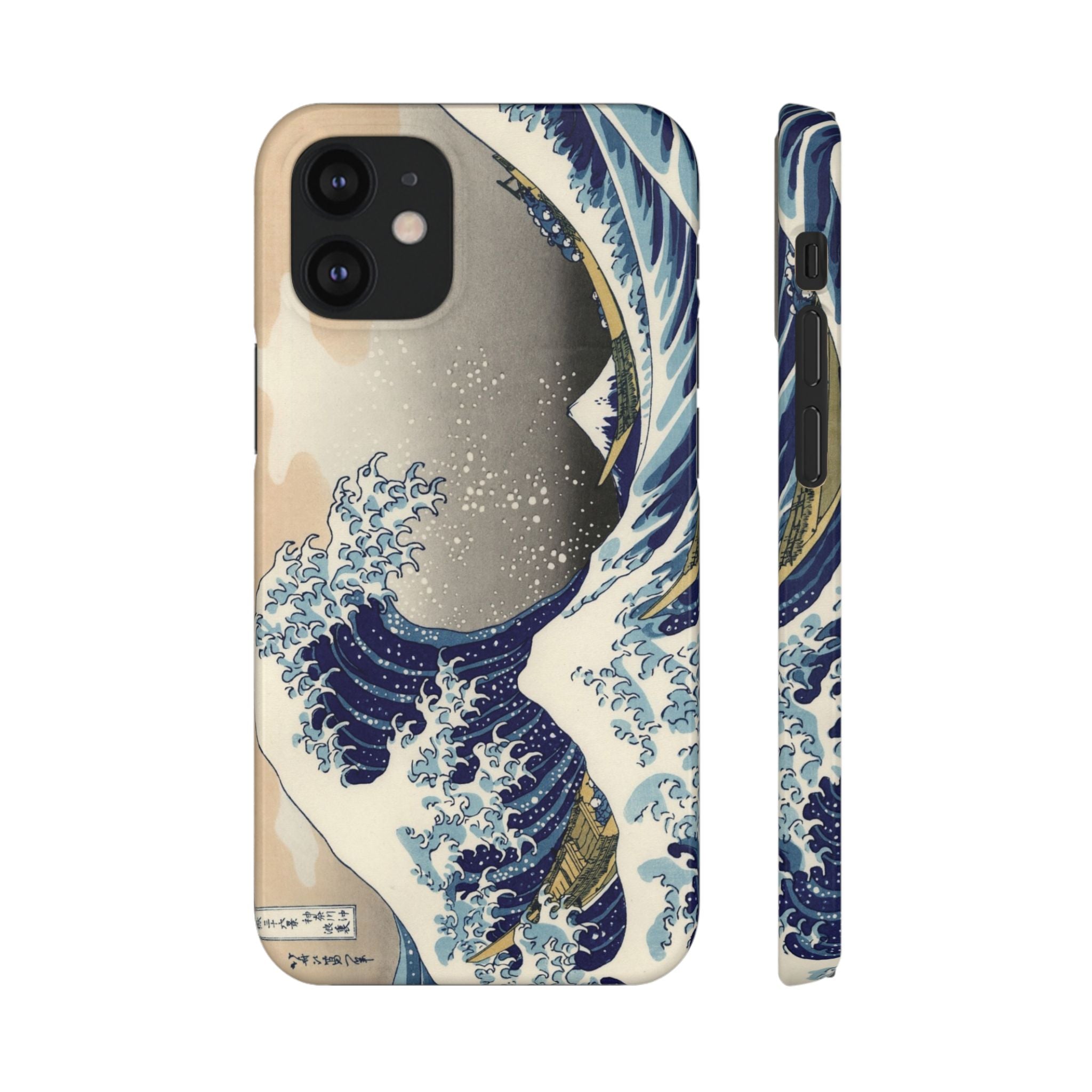 The Great Wave off Kanagawa by Hokusai - iPhone Slim Case