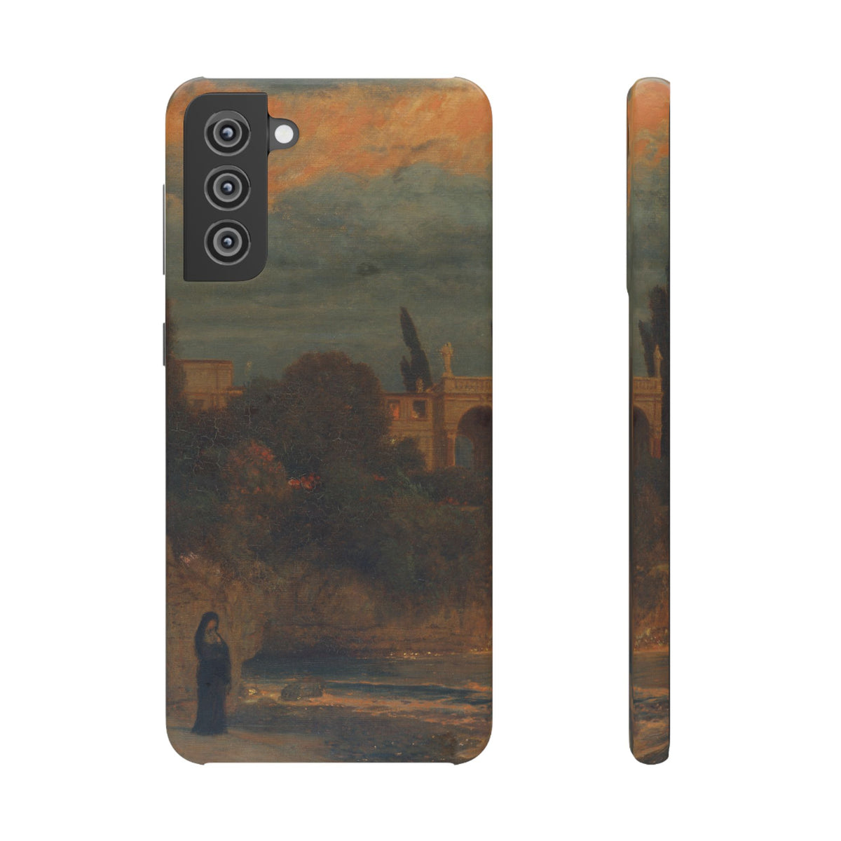 Villa by the Sea by Arnold Böcklin - Samsung Slim Case