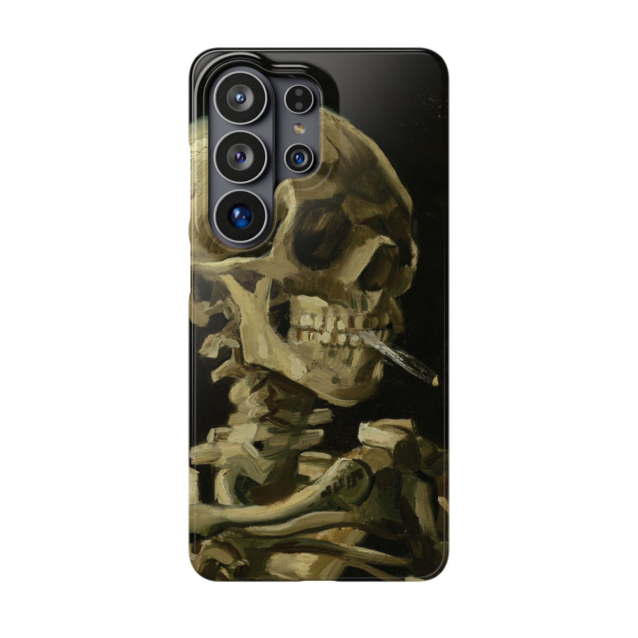 Skeleton with Cigarette by Van Gogh - Samsung Slim Case