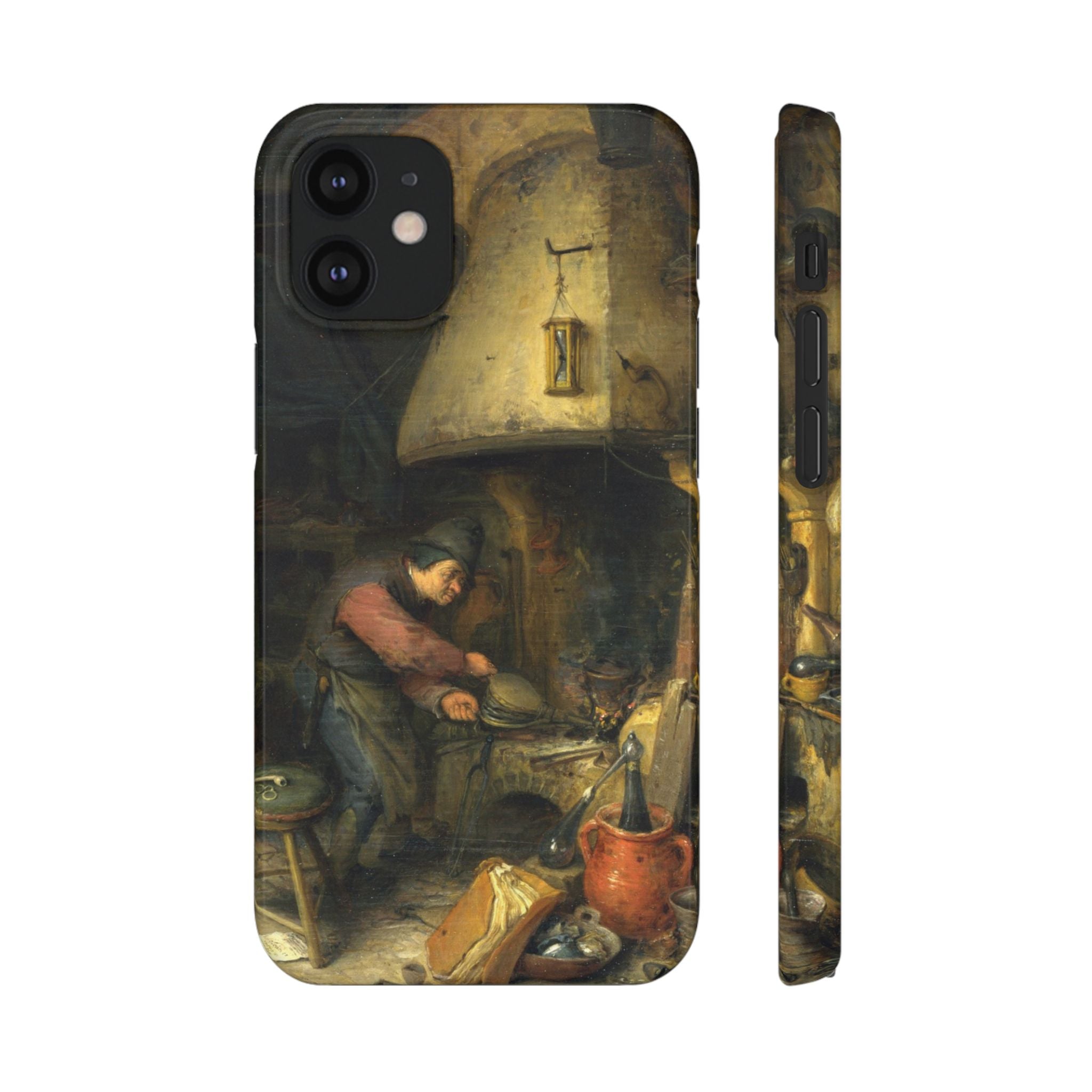 The Alchemist by Adriaen van Ostade - iPhone Slim Case