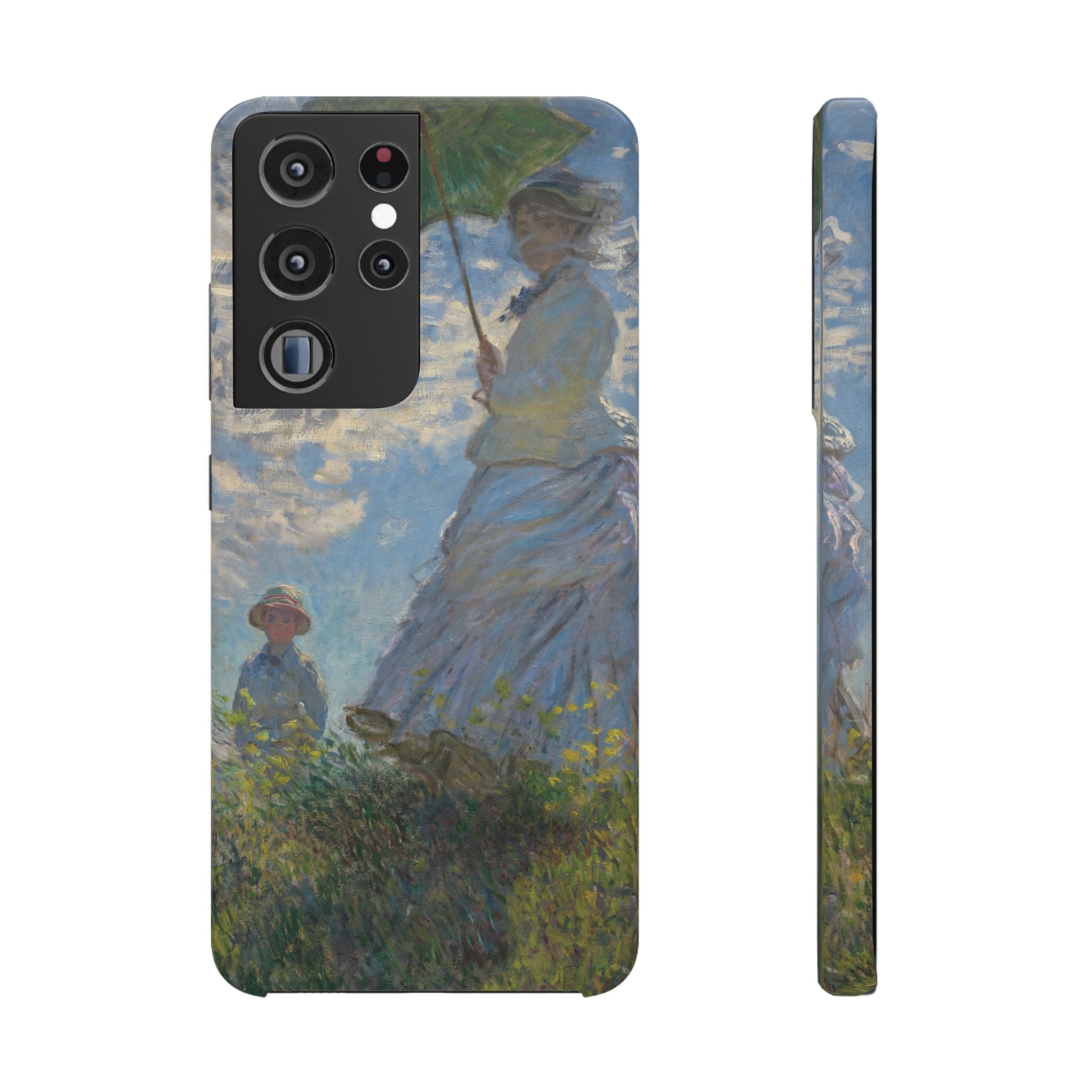 Madame Monet and Her Son by Claude Monet - Samsung Slim Case