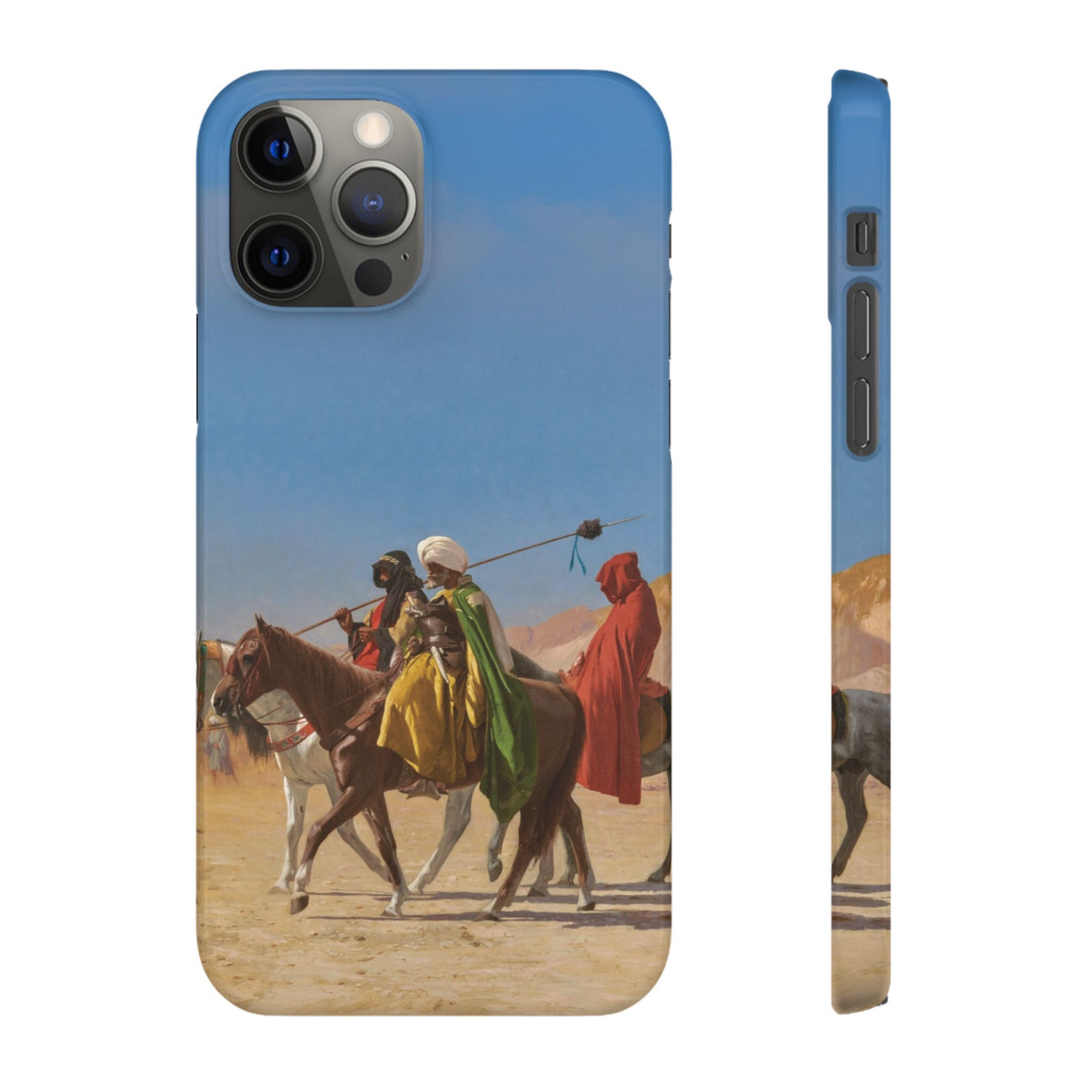 Riders Crossing The Desert by Jean-Leon Gerome - iPhone Slim Case