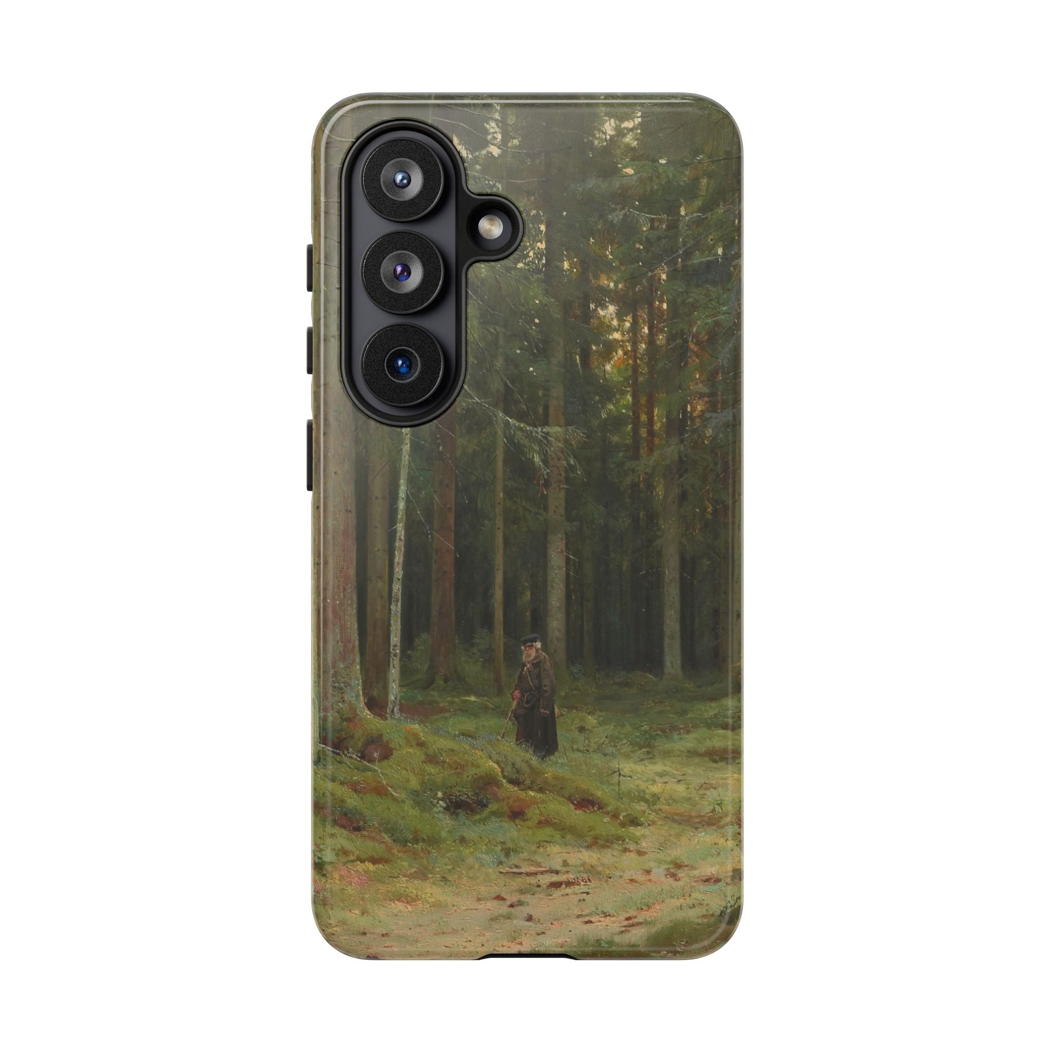 In the Forest of Countess Mordvinova Petergof by Ivan Ivanovich Shishkin - Samsung Tough Case