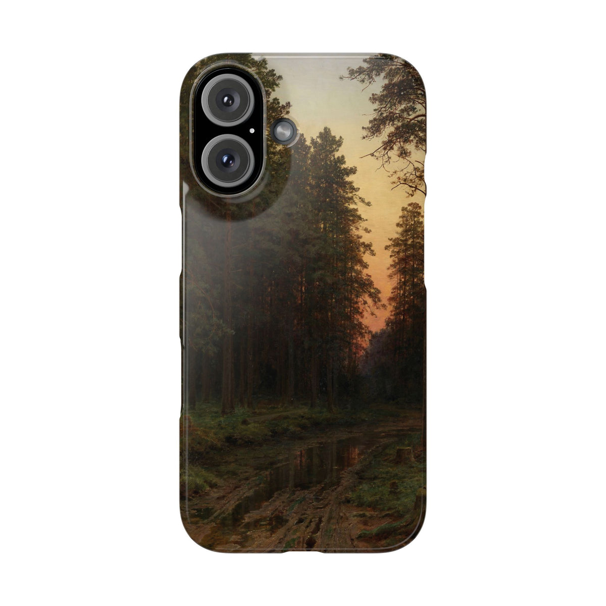 Evening Glow by Ivan Ivanovich Shishkin - iPhone Slim Case