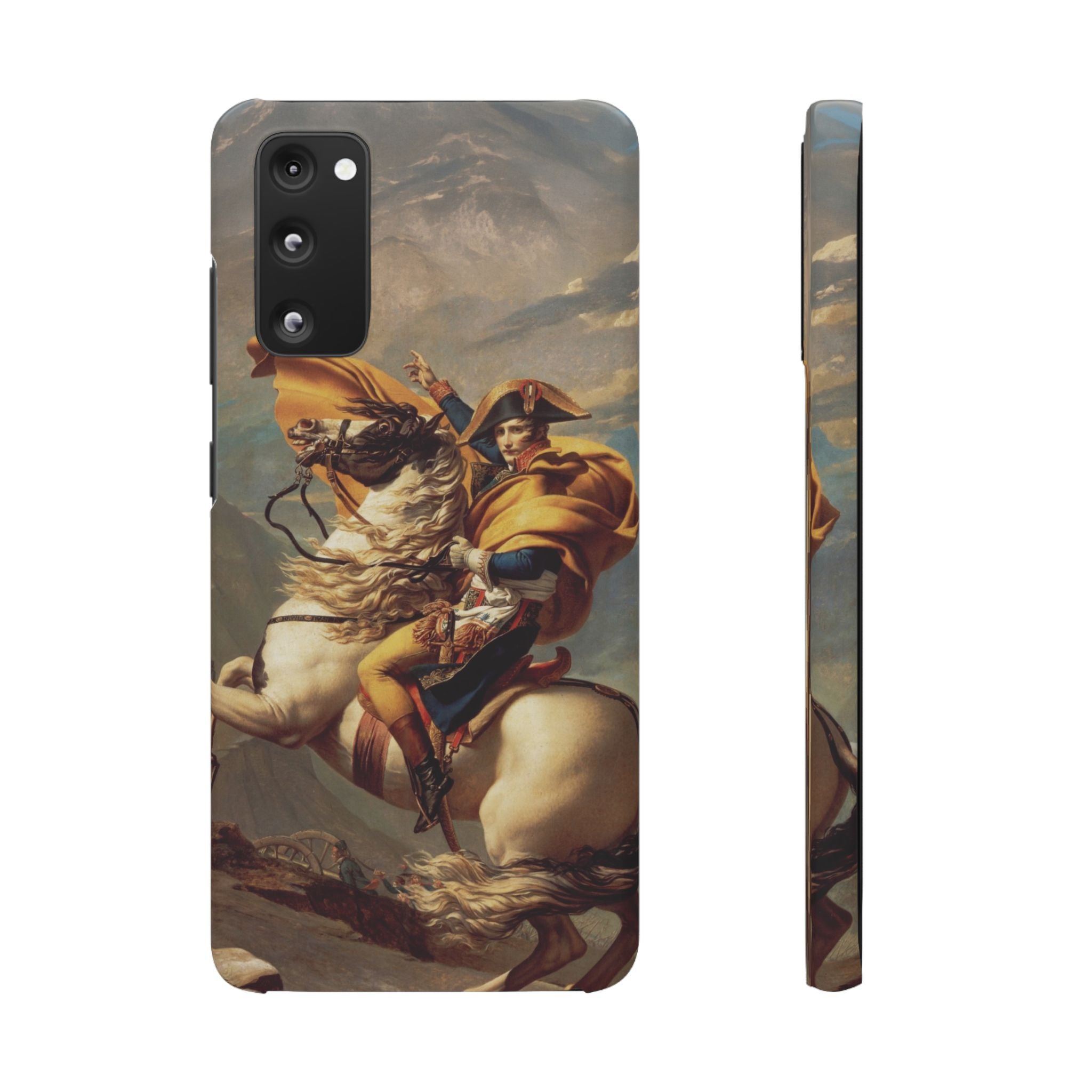Napoleon at the Saint-Bernard Pass by Jacques-Louis David - Samsung Slim Case