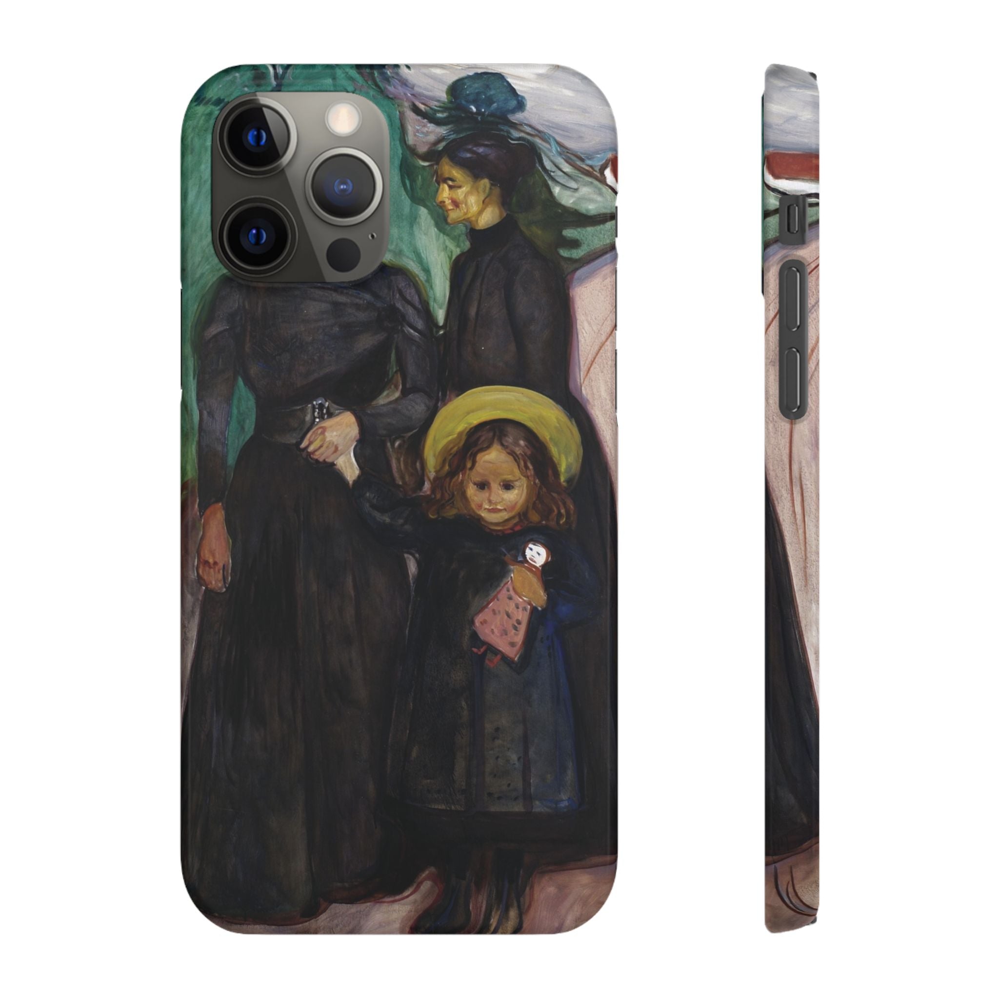 The Family by Edvard Munch - iPhone Slim Case