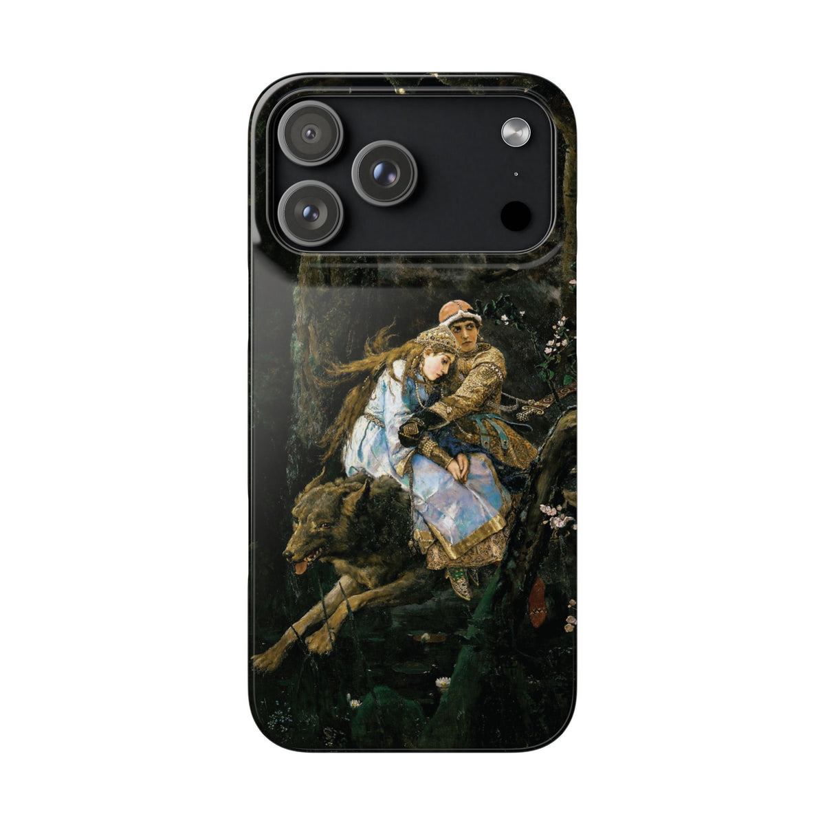 Ivan Tsarevich Riding the Grey Wolf by Viktor Vasnetsov - iPhone Slim Case